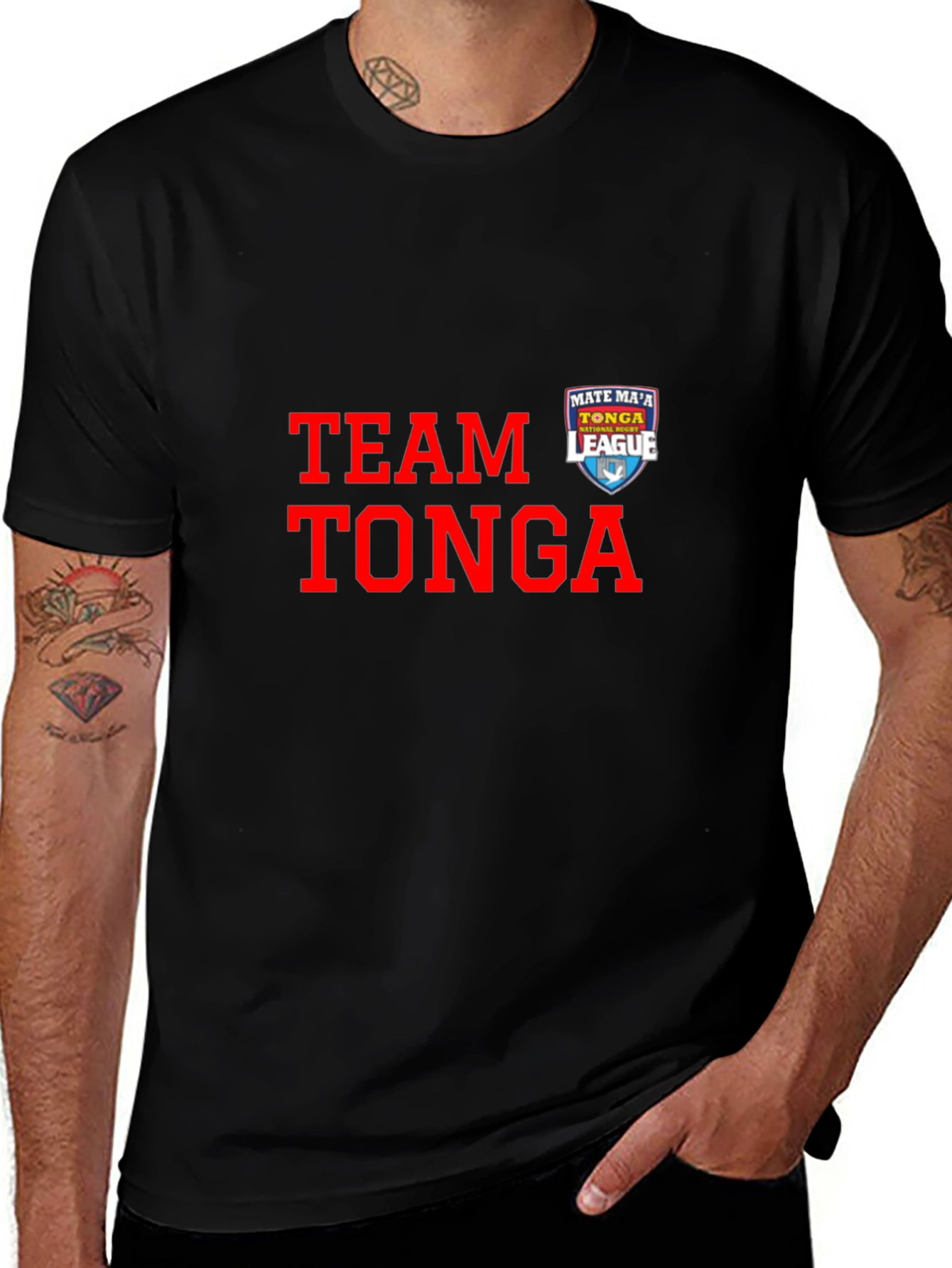 Team Tonga T-Shirt | Mate Maa Tonga League
