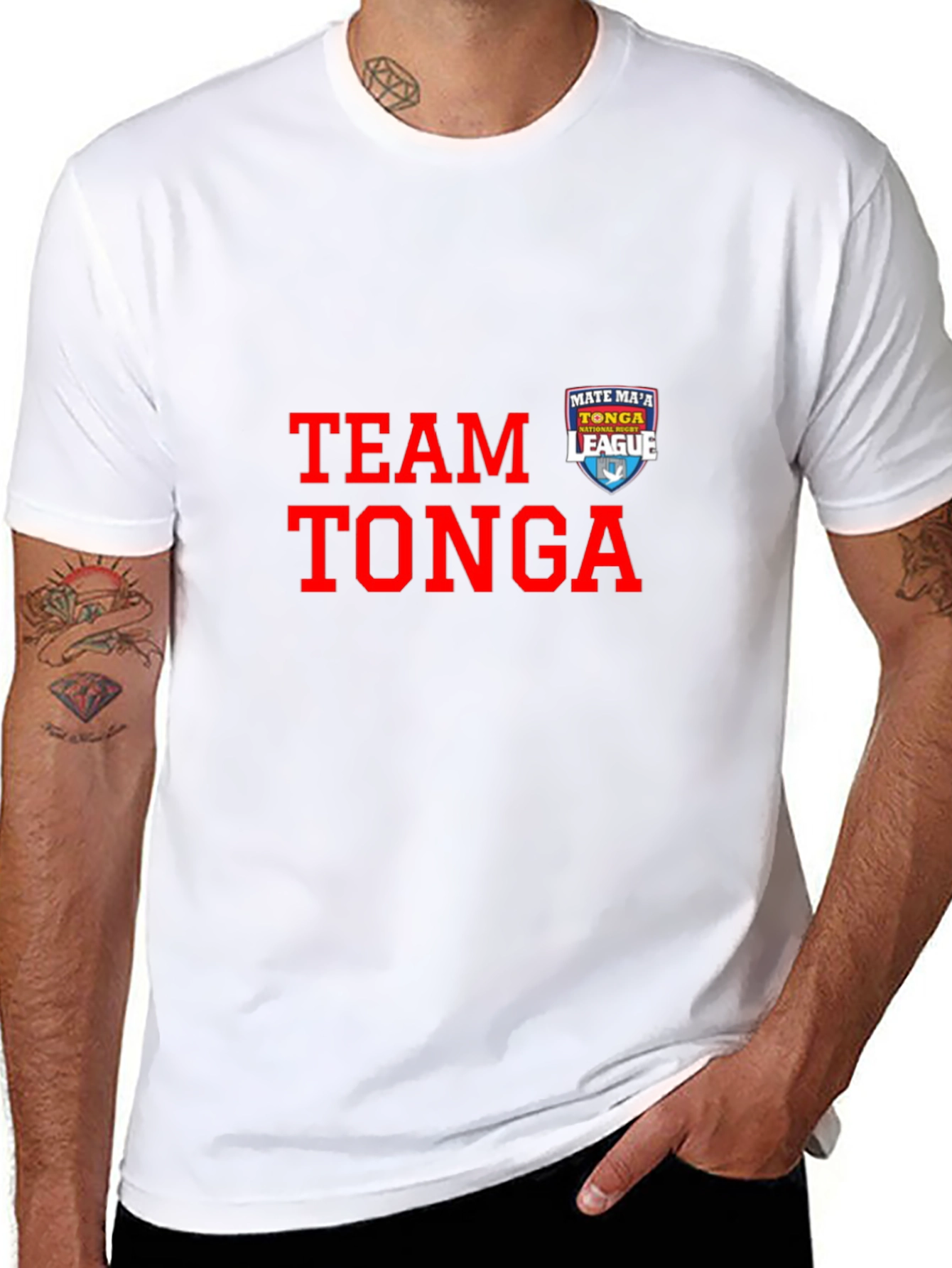 Team Tonga T-Shirt | Mate Maa Tonga League