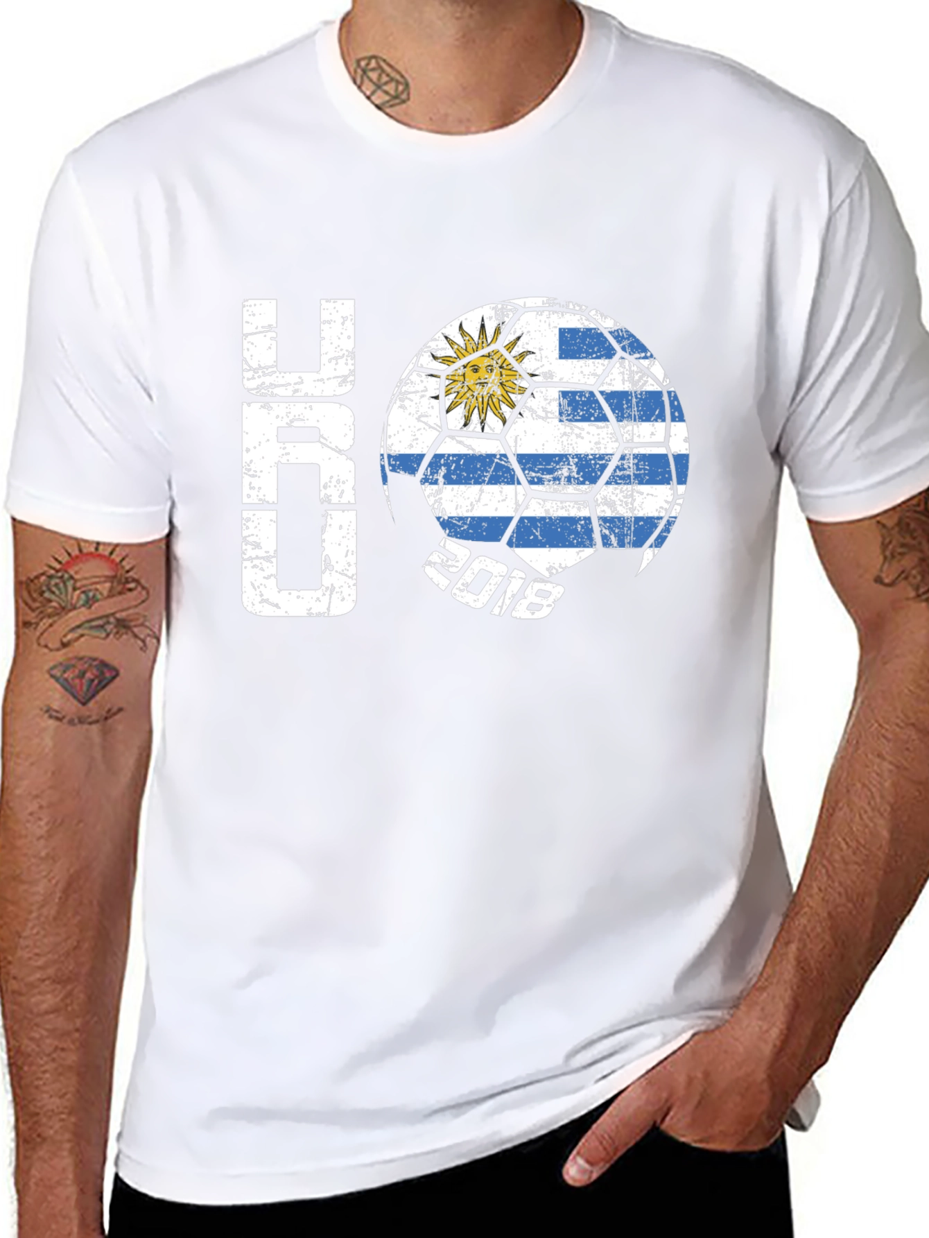 Uruguay Soccer 2018 Graphic T-Shirt