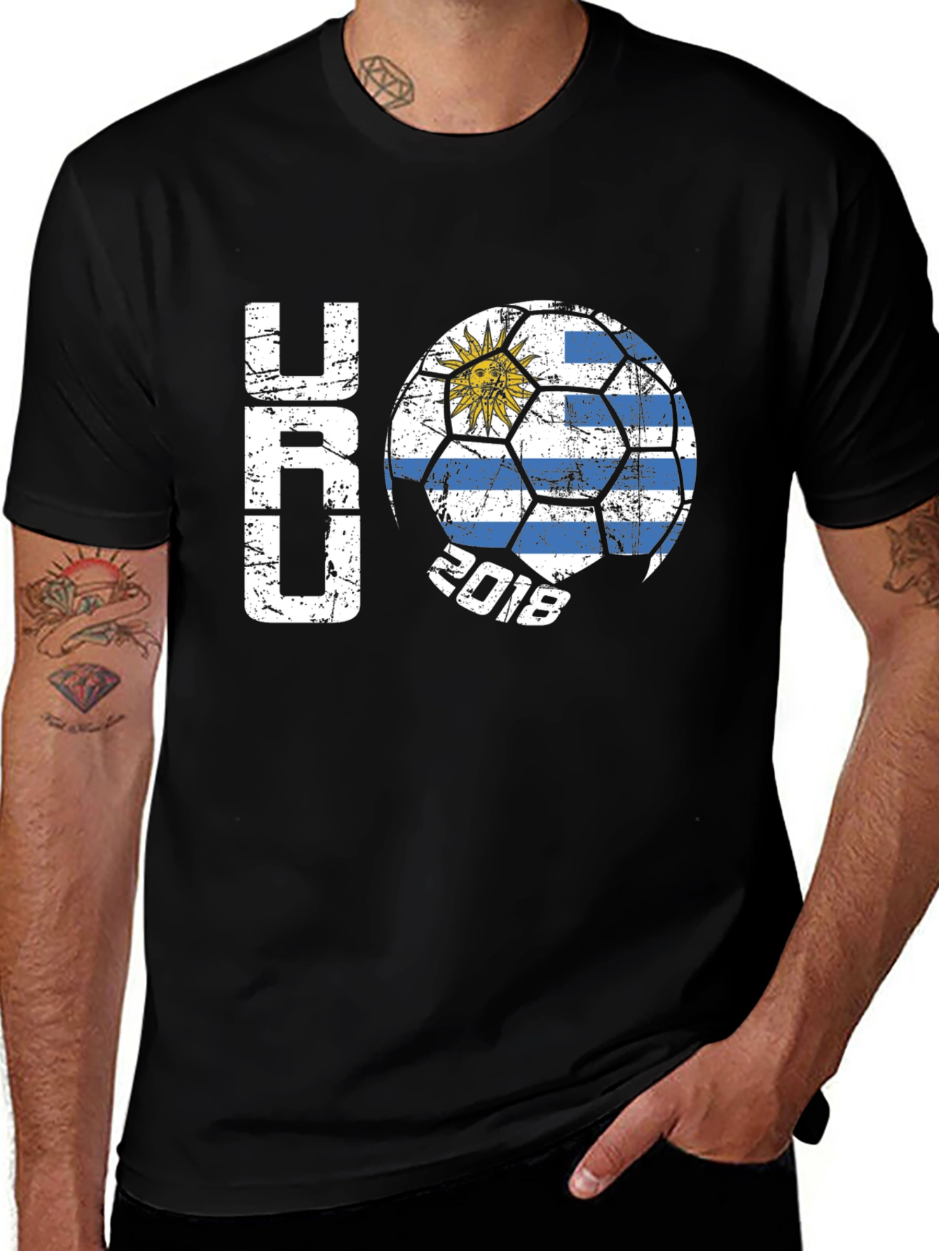 Uruguay Soccer 2018 Graphic T-Shirt