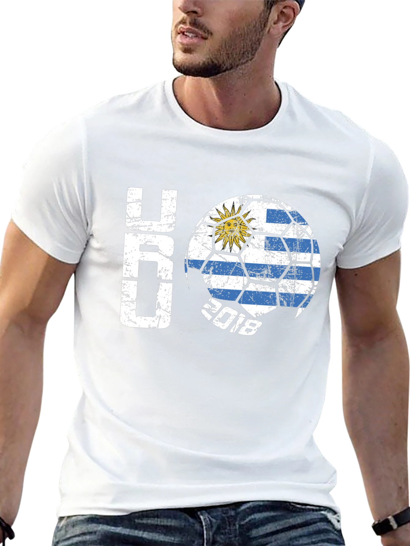 Uruguay Soccer 2018 Graphic T-Shirt