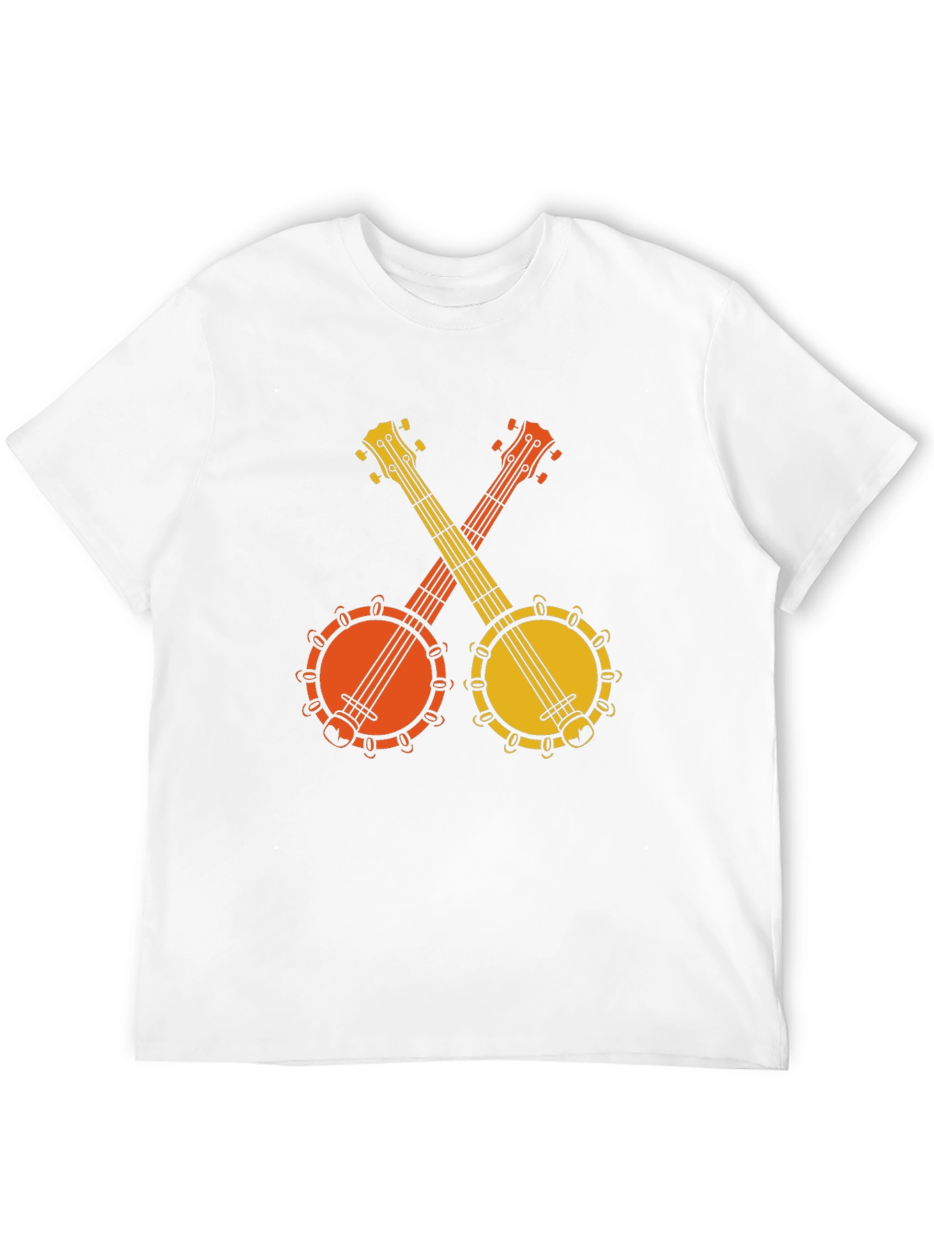Retro Banjo T-Shirt - Musical Instrument Tee