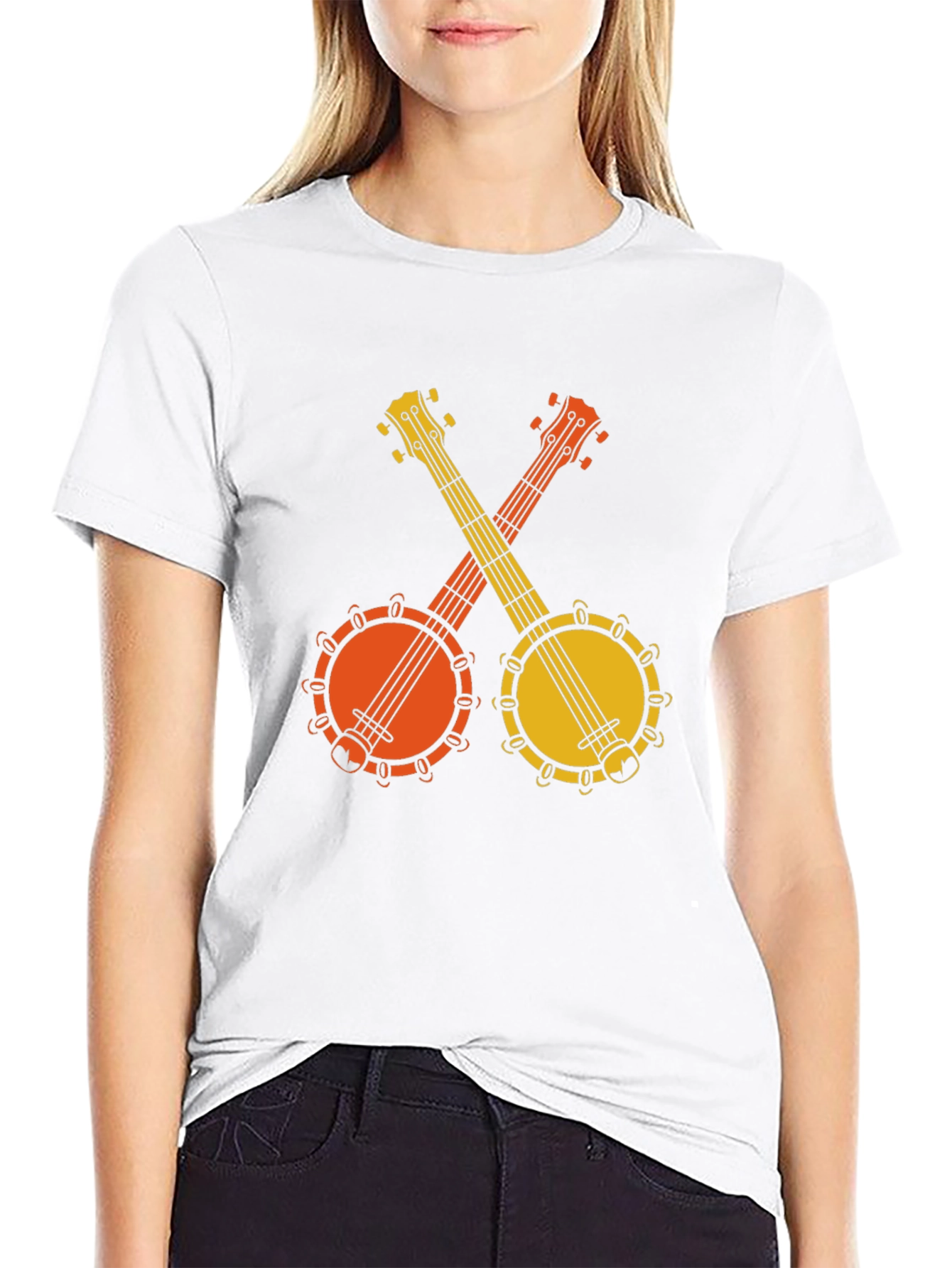 Retro Banjo T-Shirt - Musical Instrument Tee