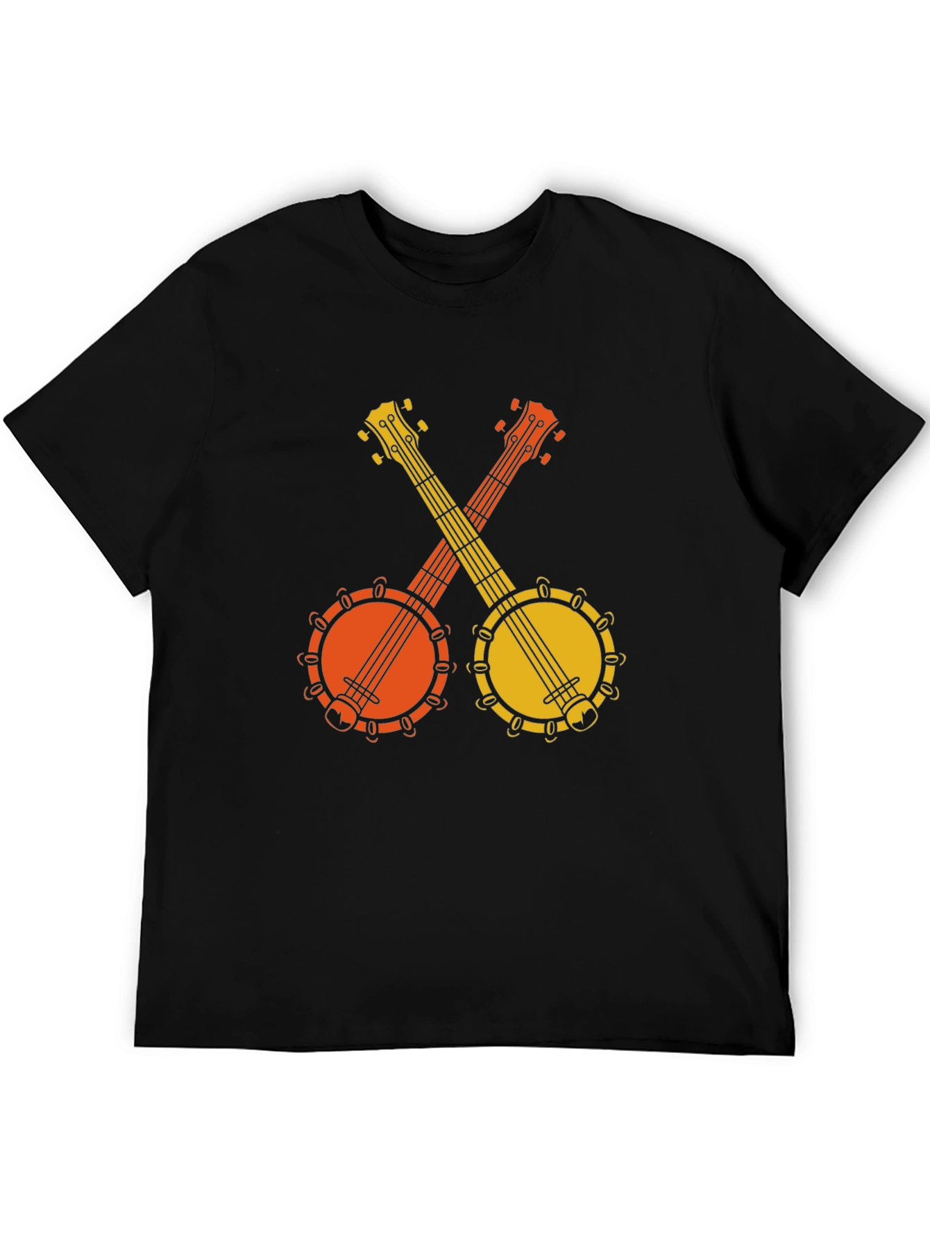 Retro Banjo T-Shirt - Musical Instrument Tee