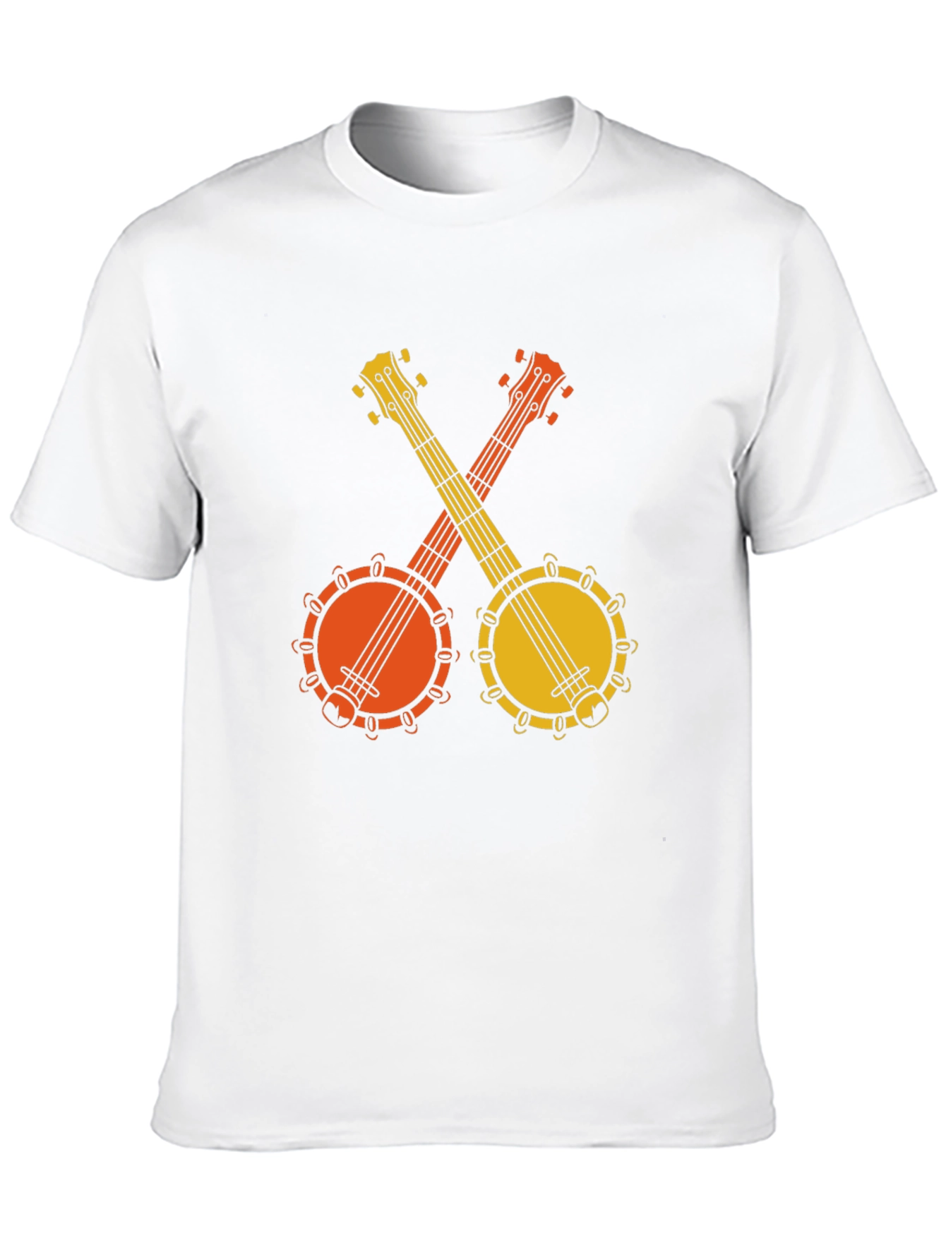 Retro Banjo T-Shirt - Musical Instrument Tee