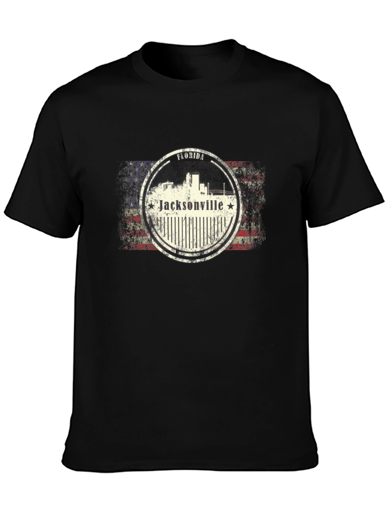 Jacksonville Florida USA Flag T-Shirt