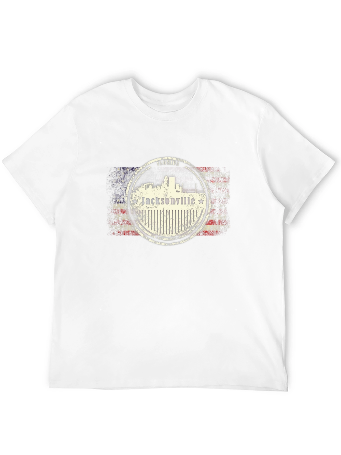 Jacksonville Florida USA Flag T-Shirt