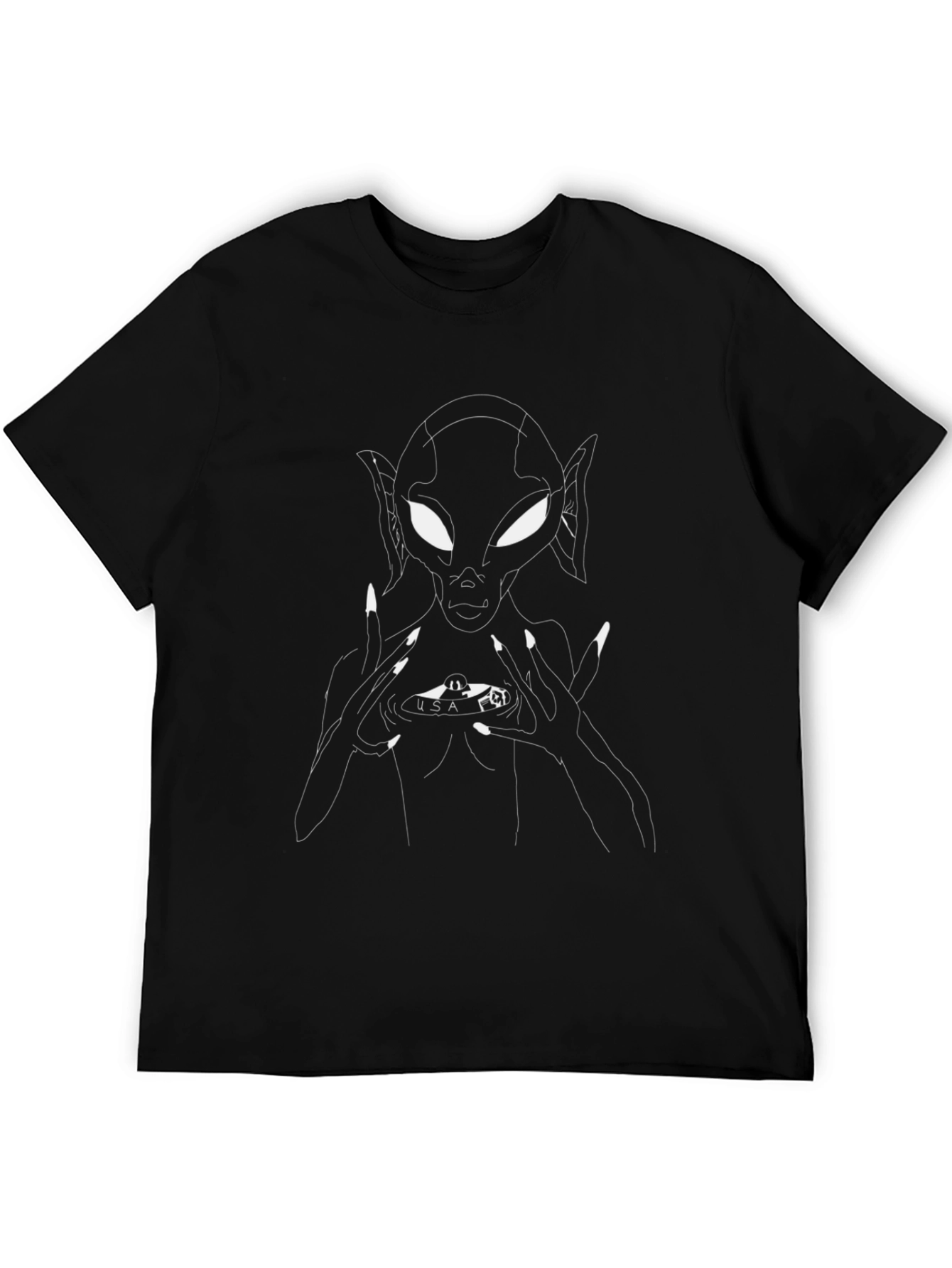 Alien Graphic Print T-Shirt