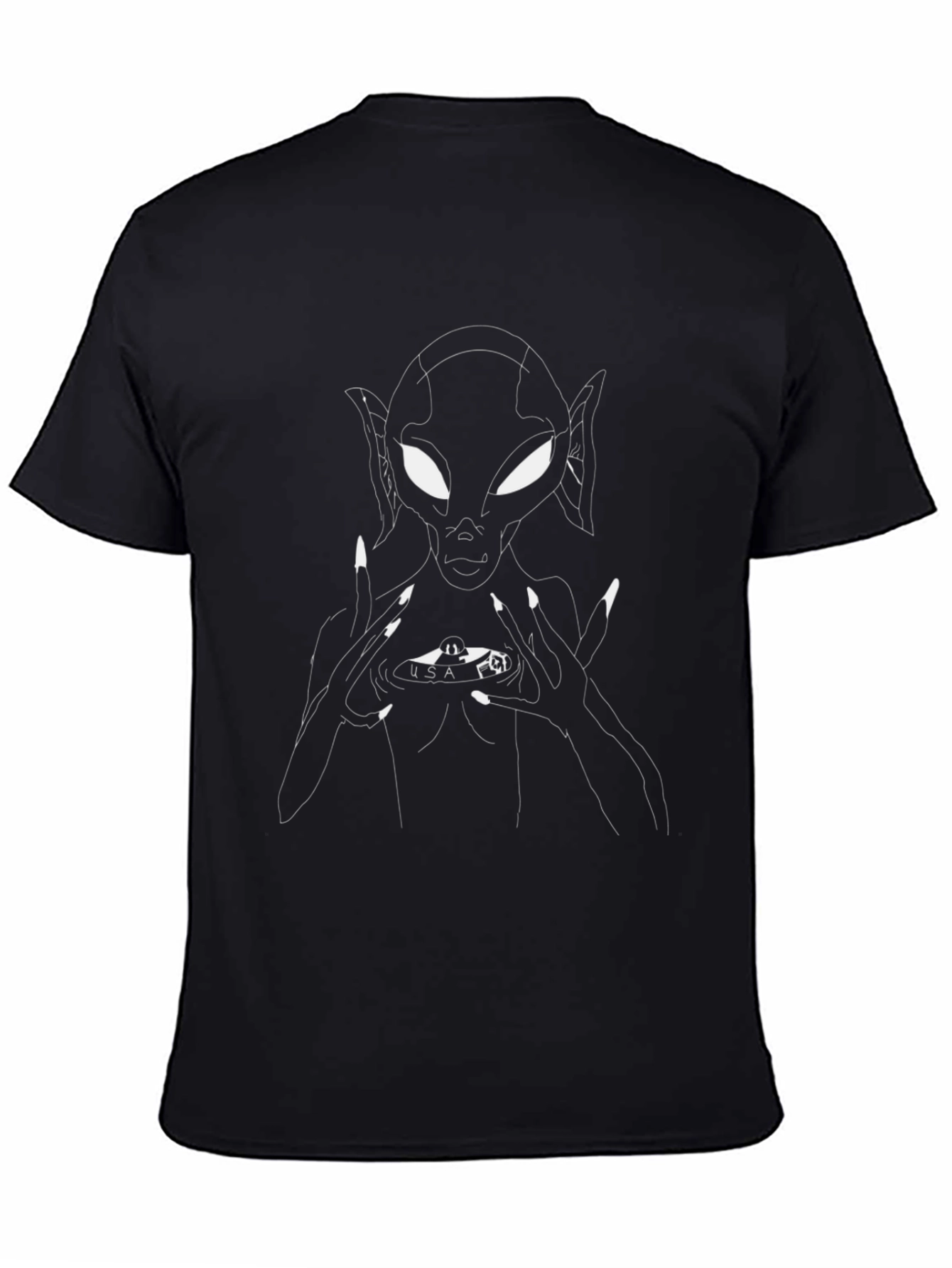 Alien Graphic Print T-Shirt