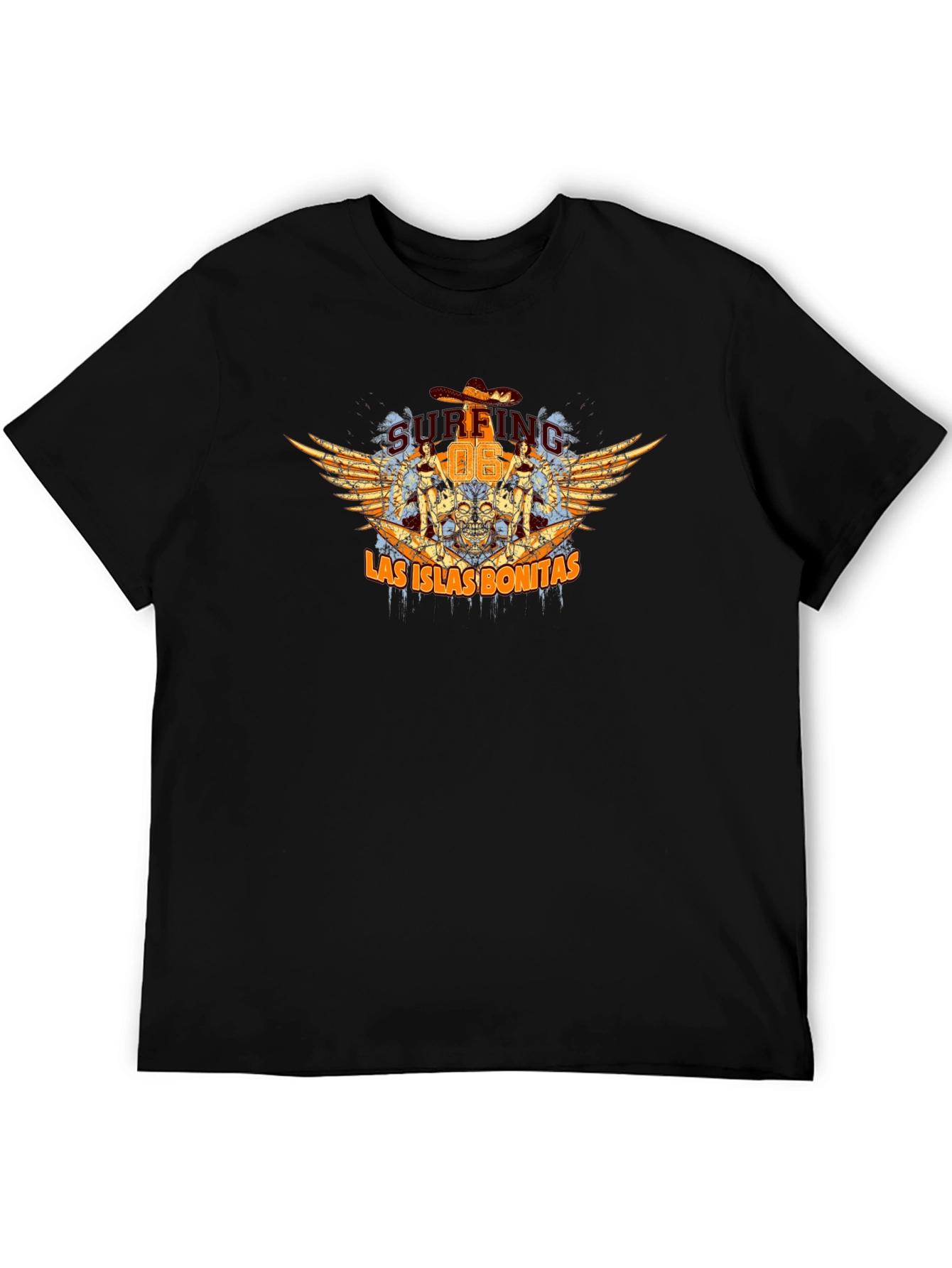 Las Islas Bonitas Graphic T-Shirt - Black