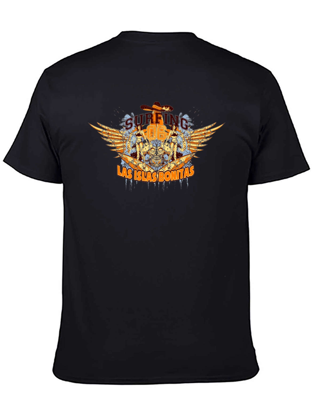Las Islas Bonitas Graphic T-Shirt - Black