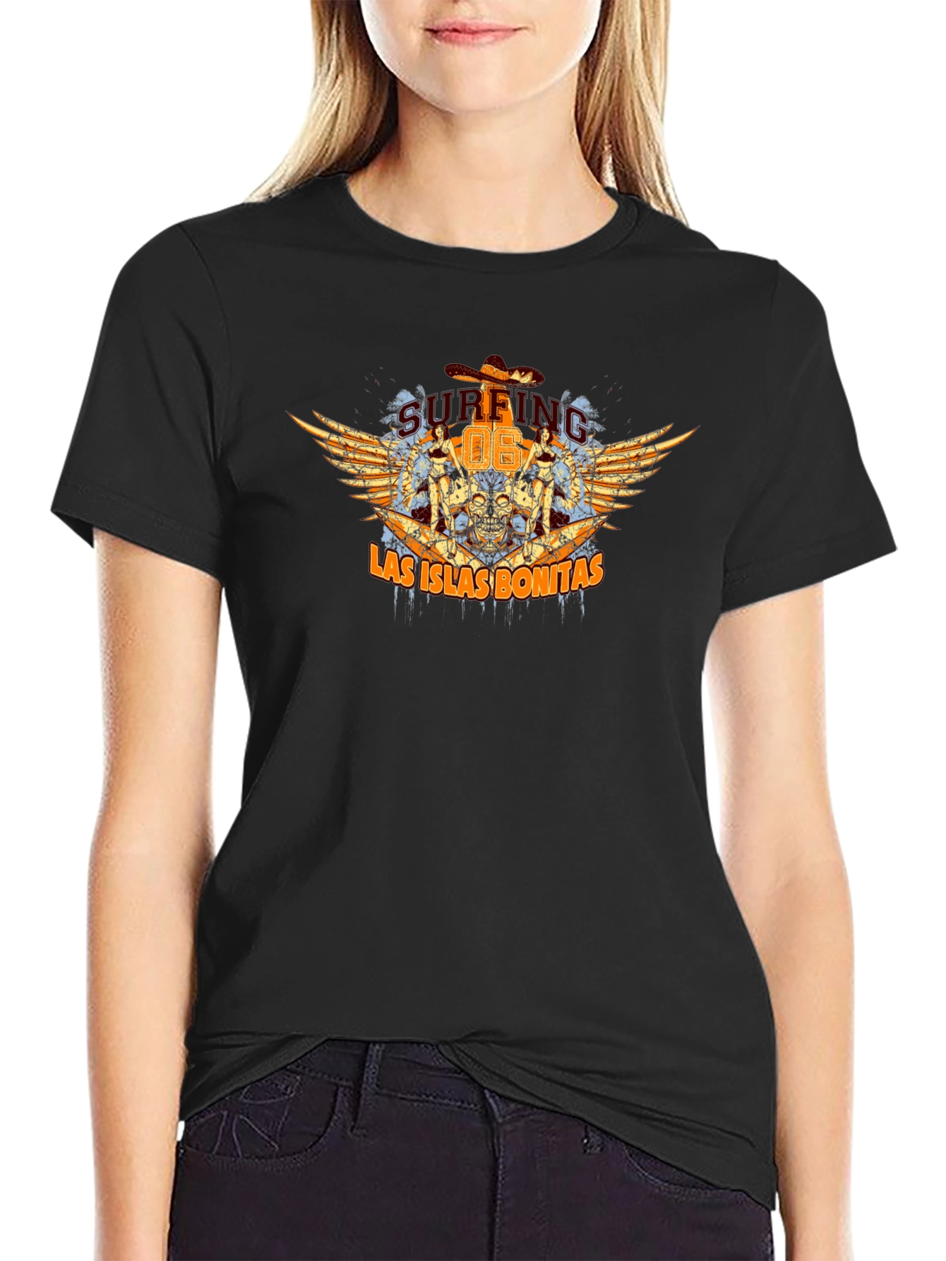 Las Islas Bonitas Graphic T-Shirt - Black