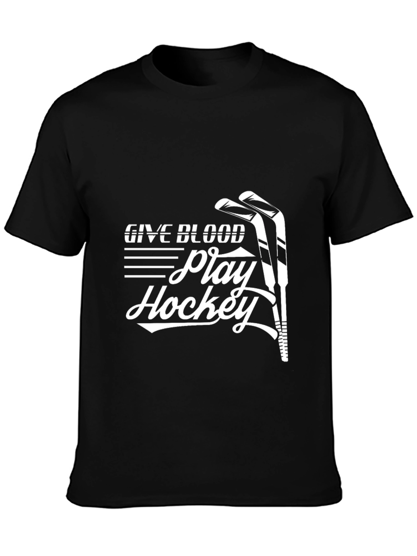Give Blood Play Hockey T-Shirt