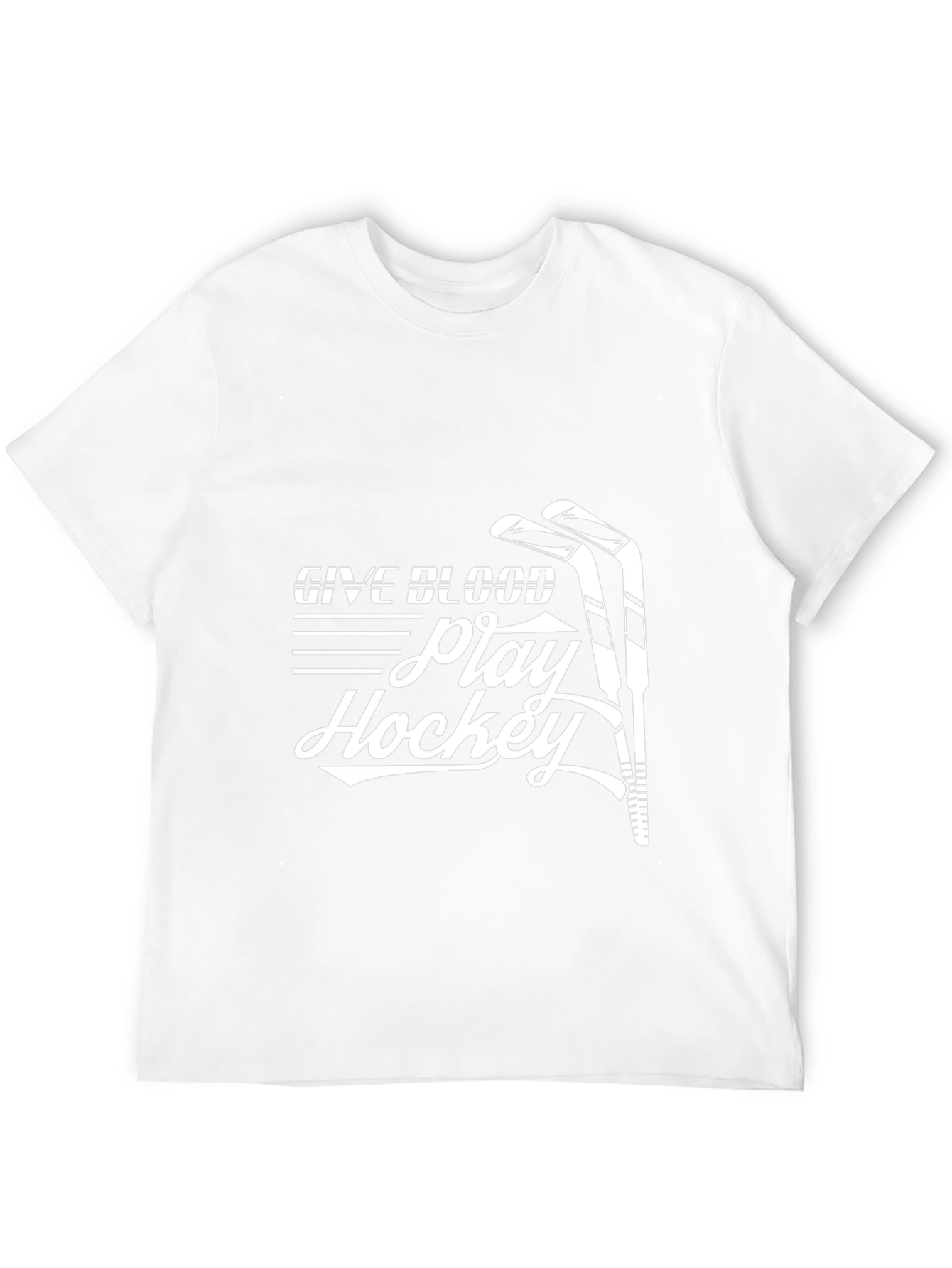 Give Blood Play Hockey T-Shirt