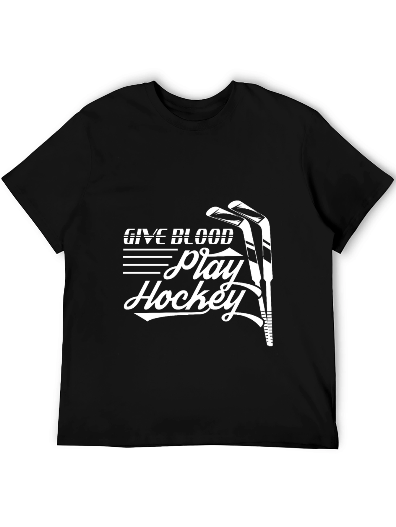 Give Blood Play Hockey T-Shirt
