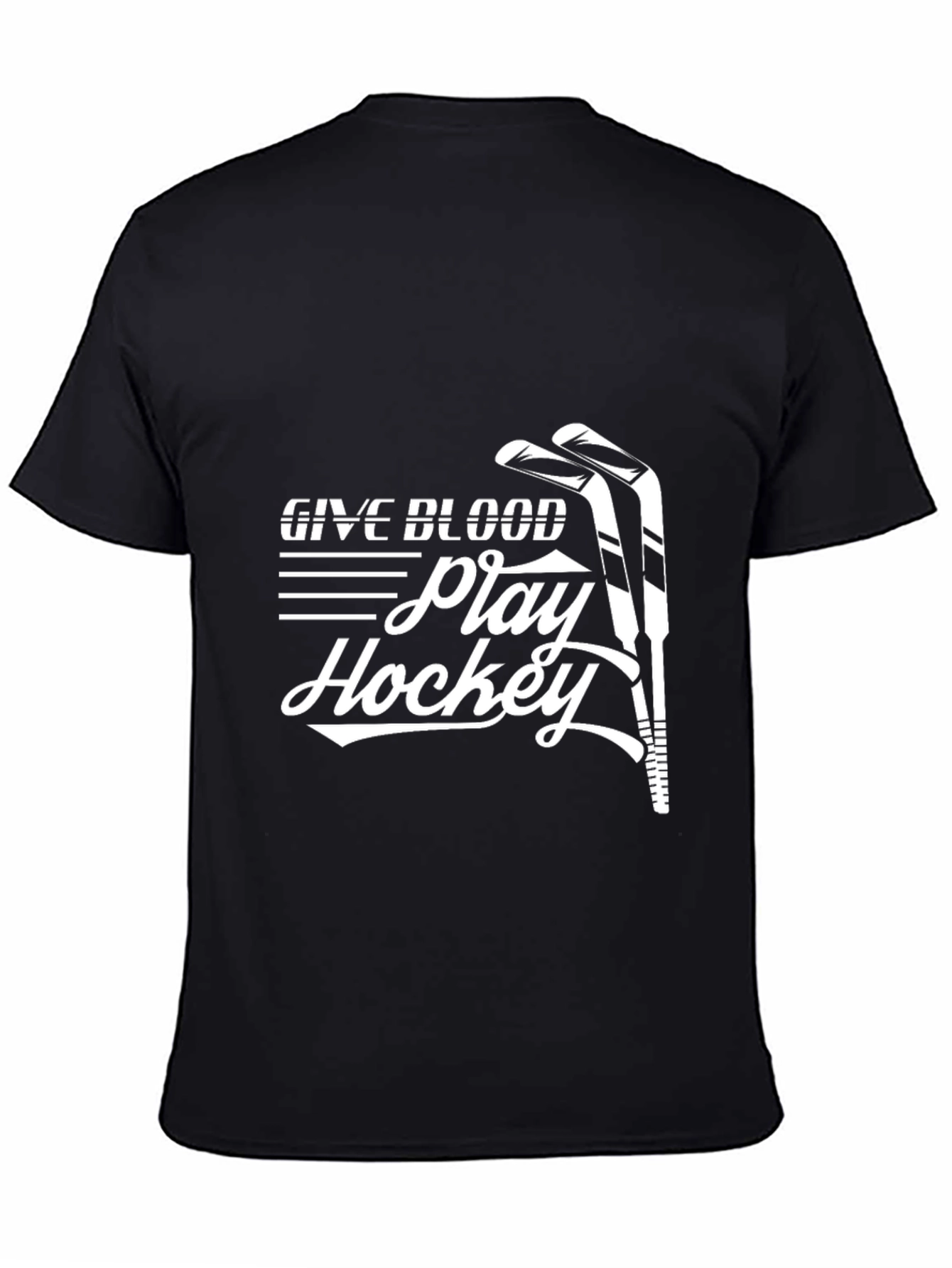 Give Blood Play Hockey T-Shirt