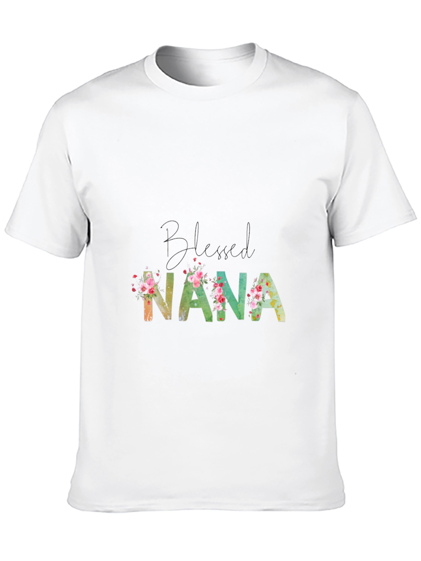 Blessed Nana Floral T-Shirt
