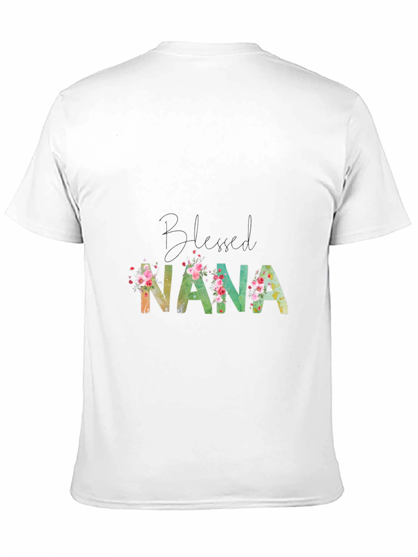 Blessed Nana Floral T-Shirt