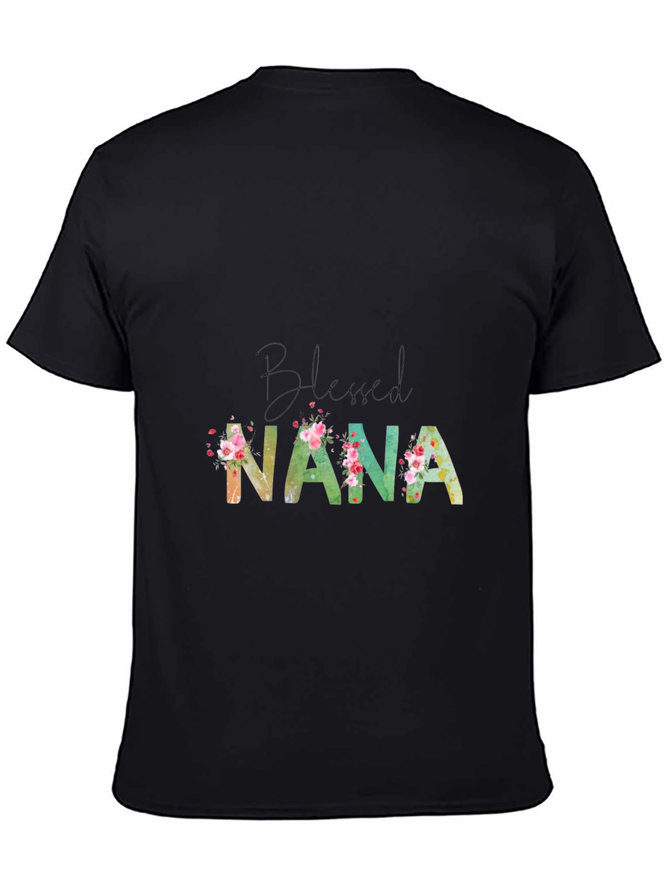 Blessed Nana Floral T-Shirt