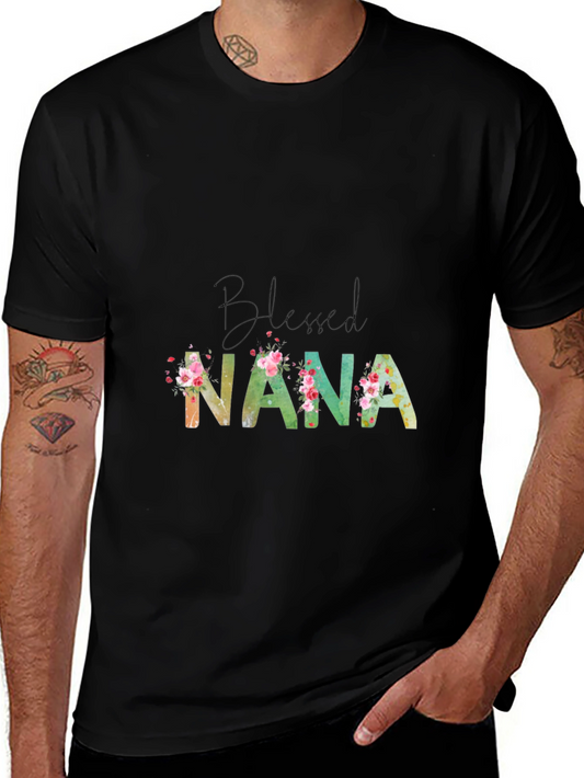 Blessed Nana Floral T-Shirt