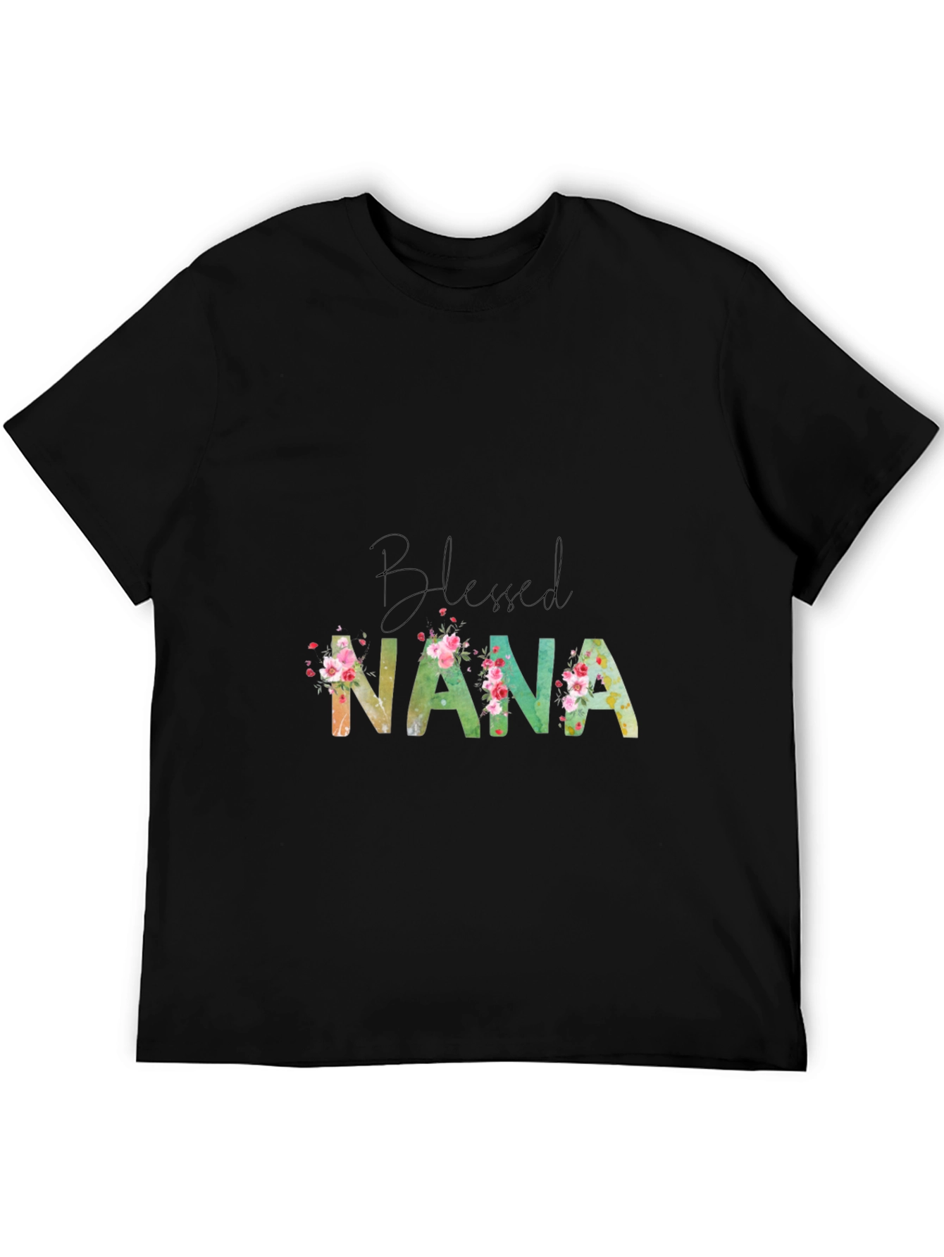 Blessed Nana Floral T-Shirt