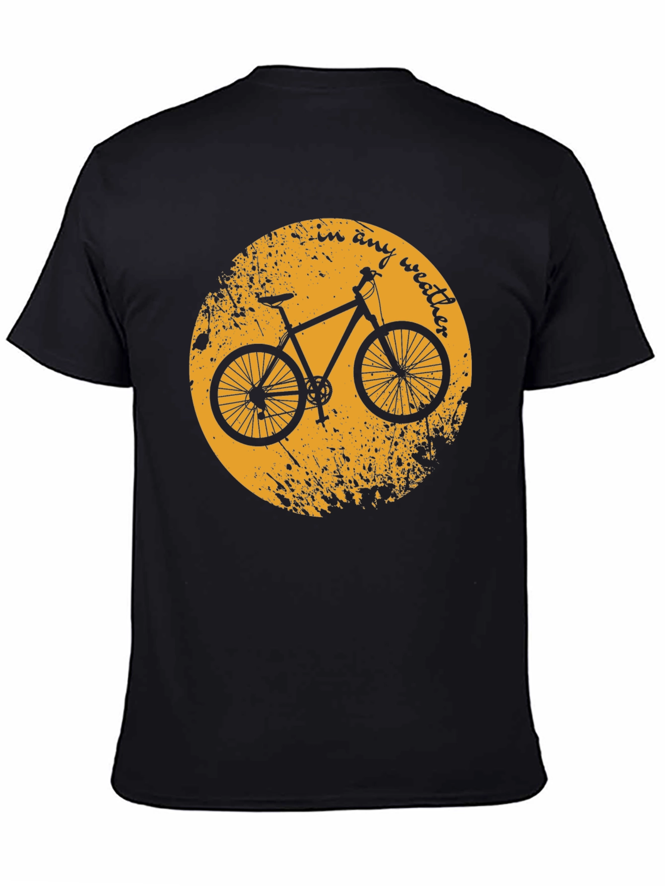 Bike T-Shirt - In Any Weather Design