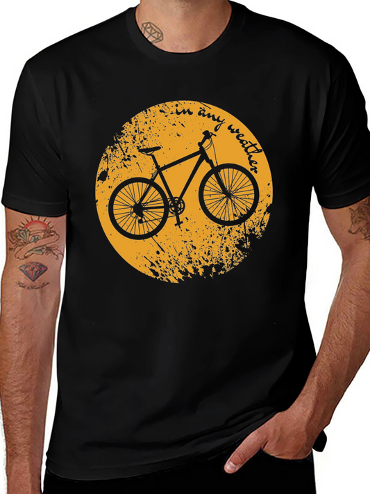 Bike T-Shirt - In Any Weather Design
