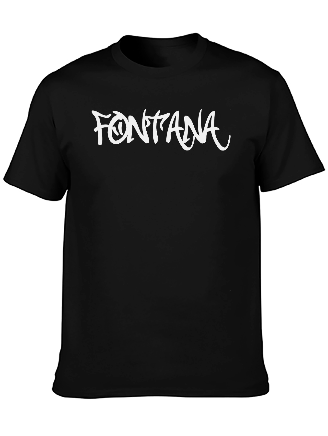 Fontana Graphic Black T-Shirt