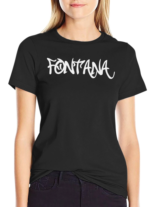 Fontana Graphic Black T-Shirt