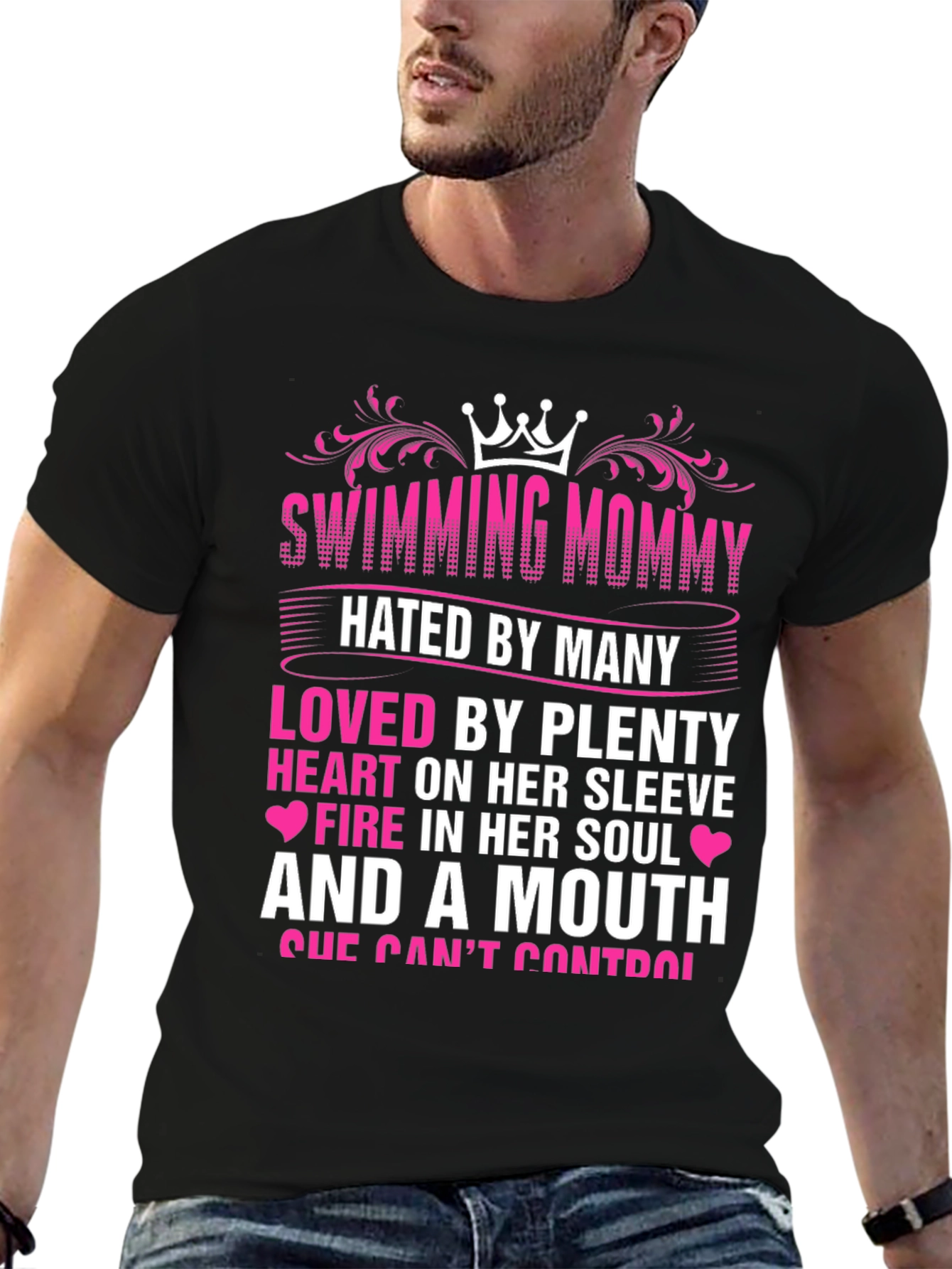 Swimming Mommy Graphic Tee