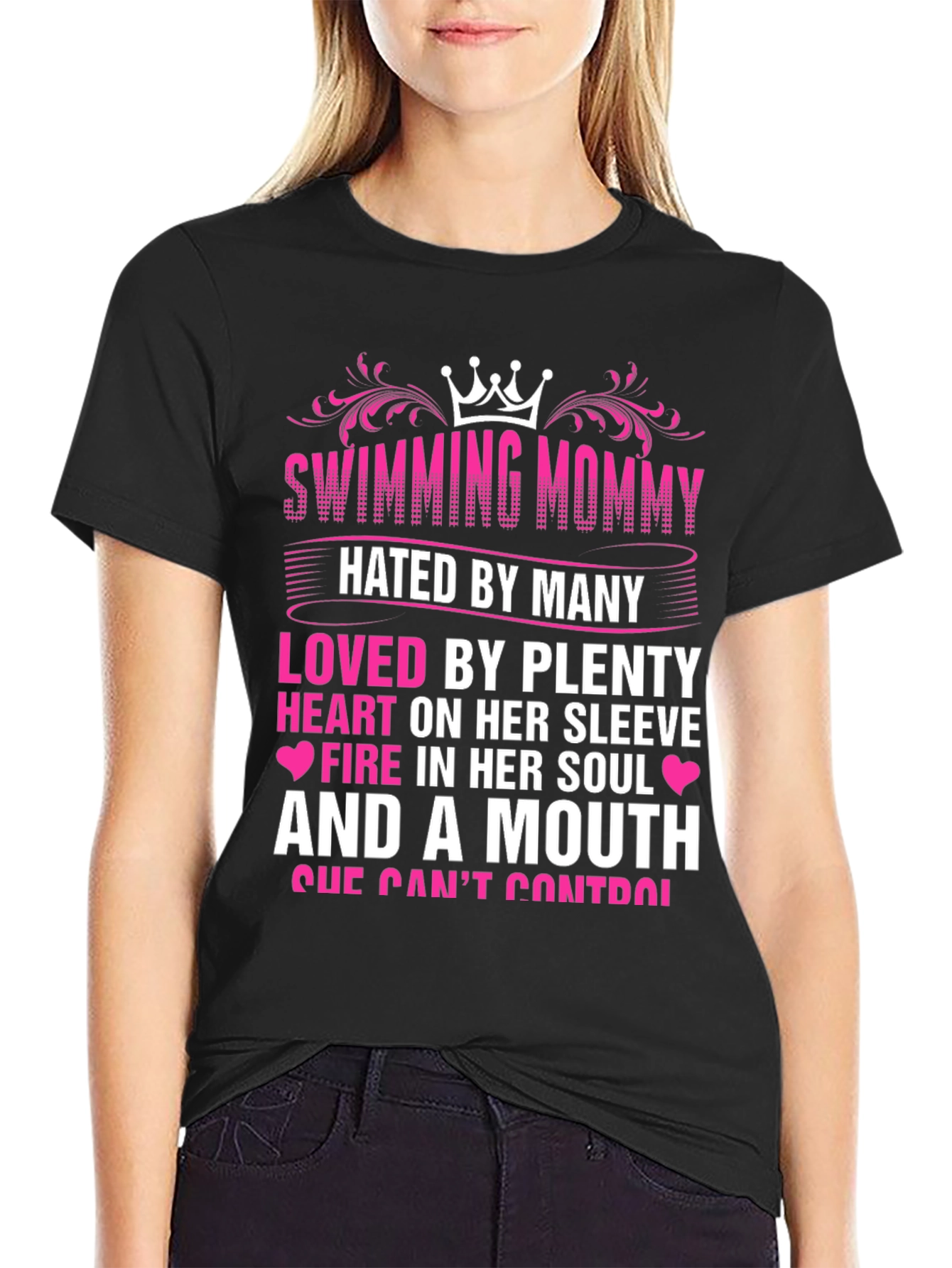 Swimming Mommy Graphic Tee