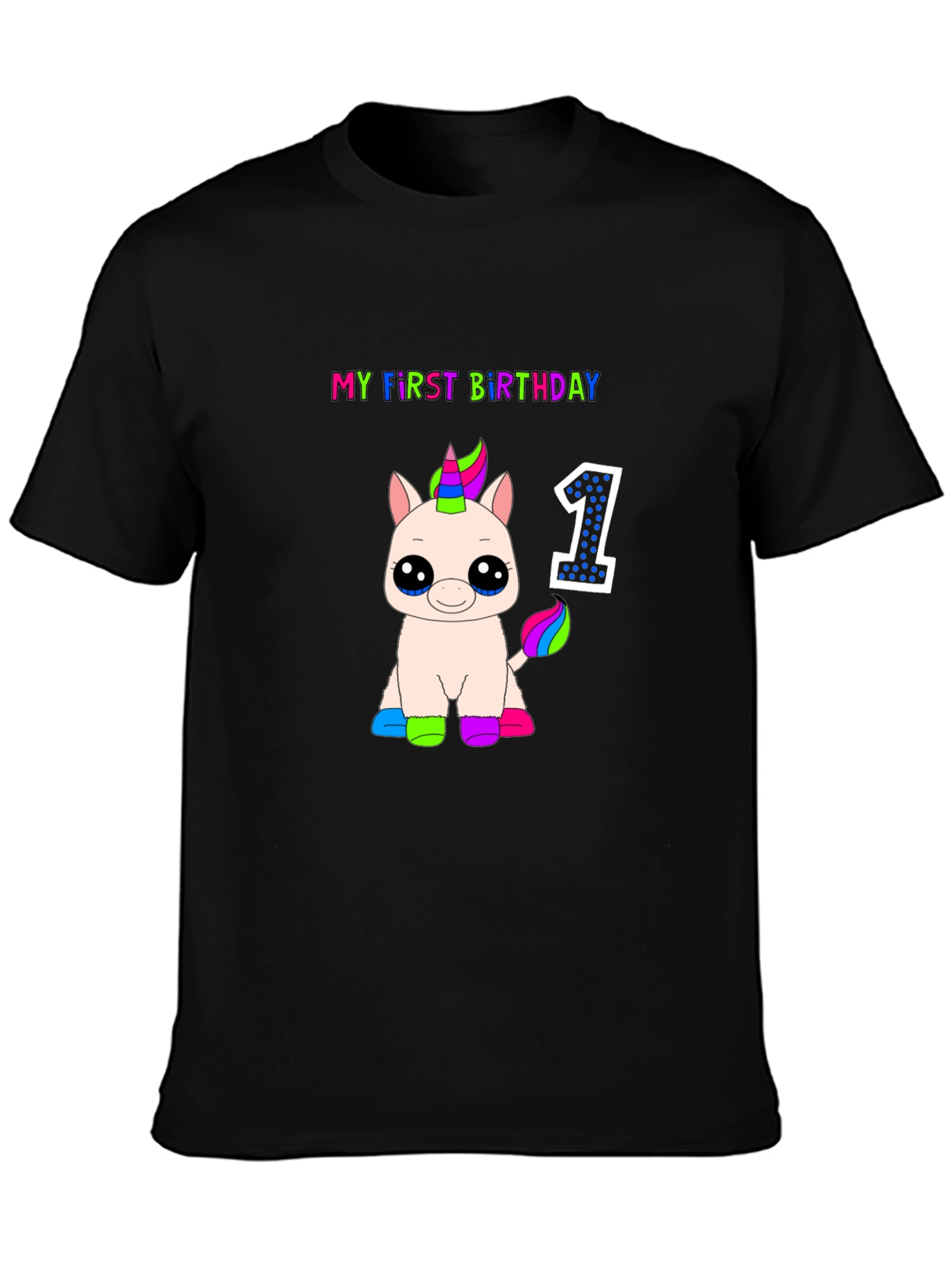My First Birthday Unicorn T-Shirt