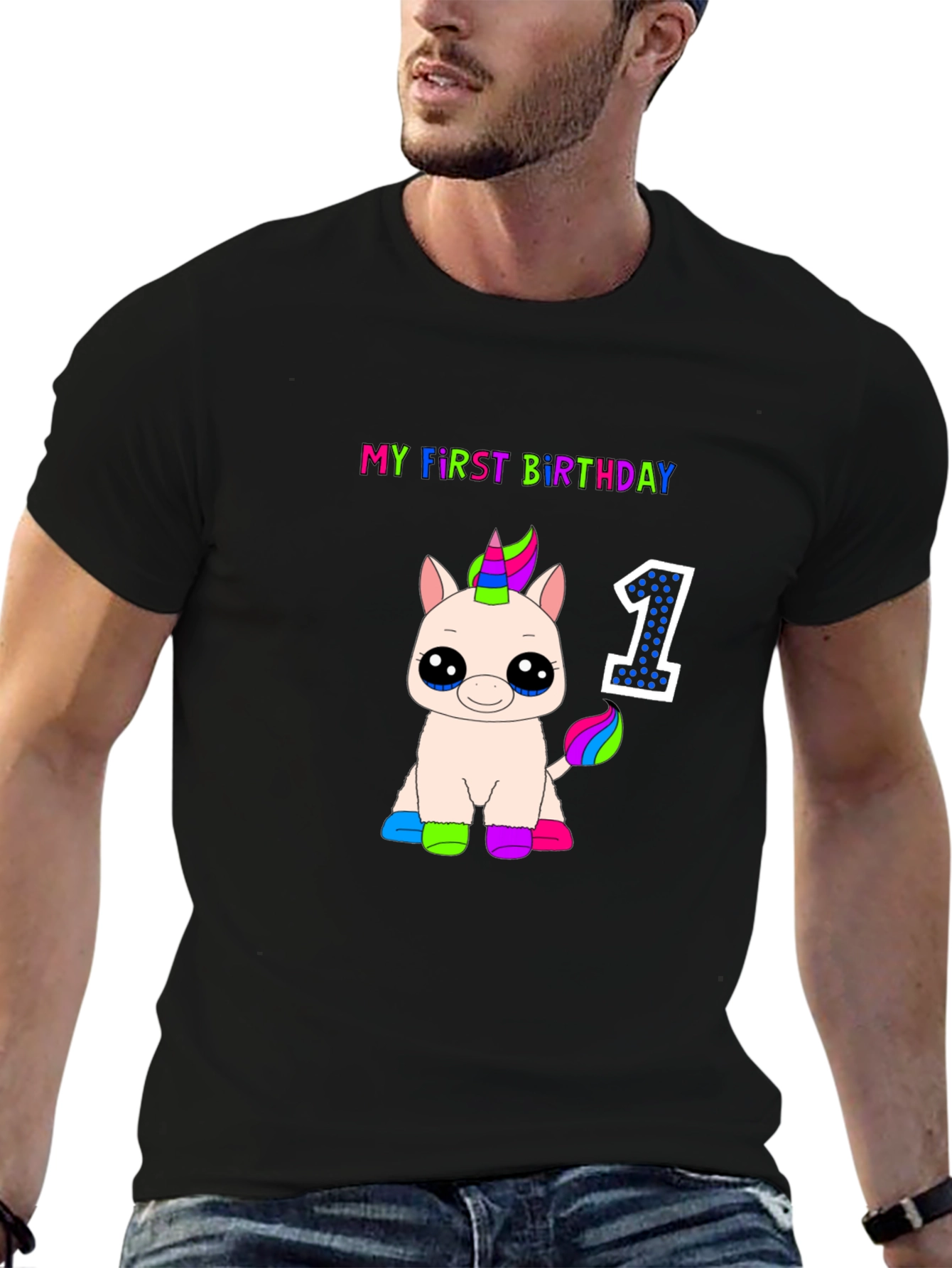 My First Birthday Unicorn T-Shirt