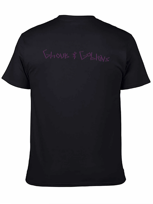 Ghoul & Goblin Graphic Print T-Shirt - Black