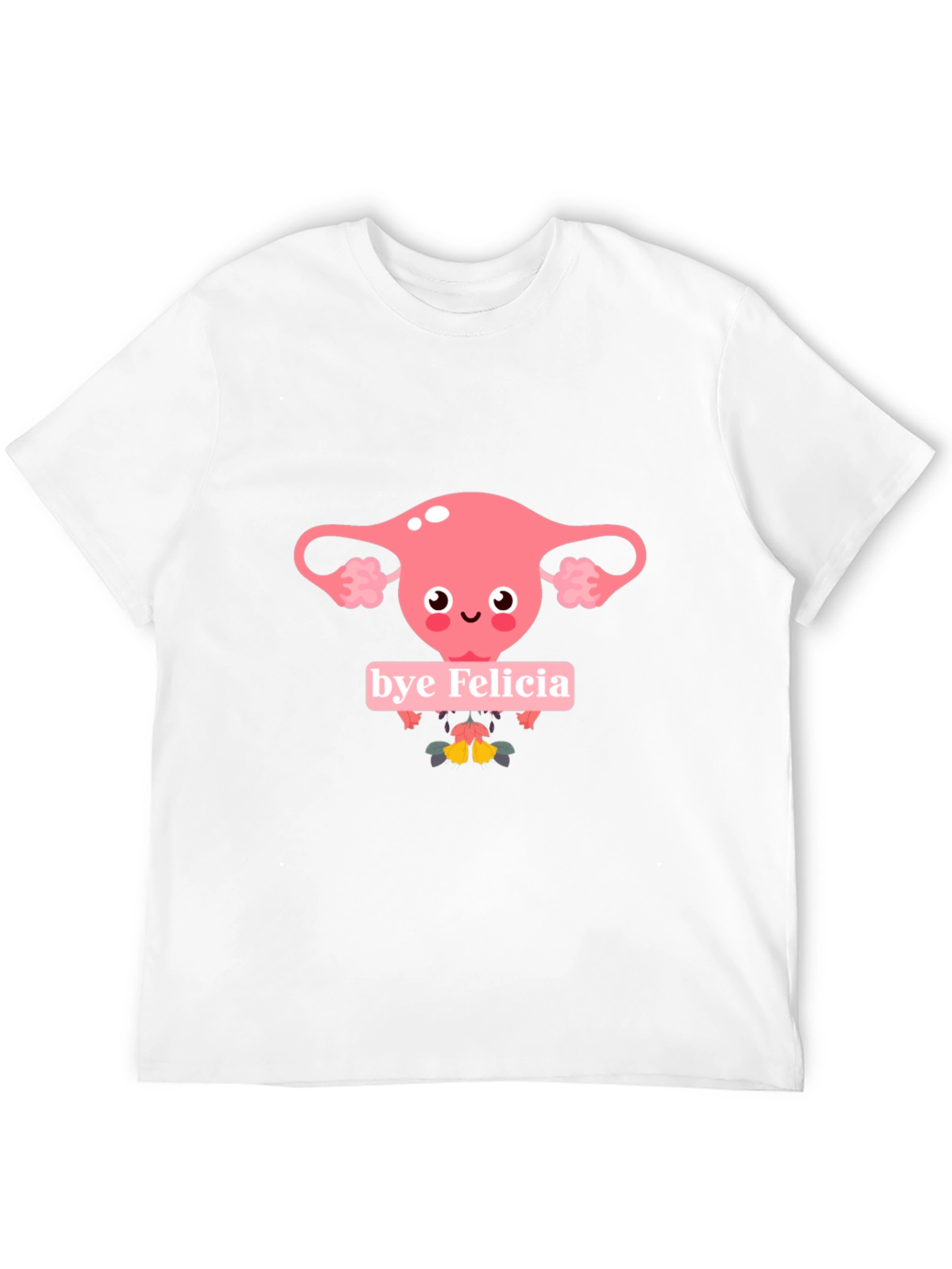 Bye Felicia Uterus Graphic Tee - Black Cotton T-Shirt
