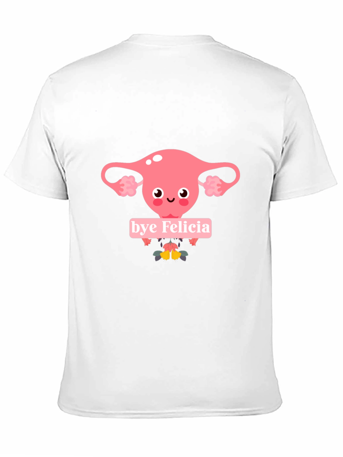 Bye Felicia Uterus Graphic Tee - Black Cotton T-Shirt