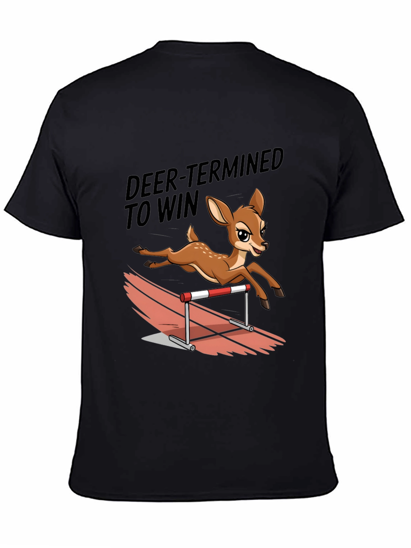 Deer-Termined to Win Graphic Tee - Animal Lover Shirt
