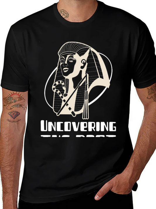 Egyptian Pharaoh Graphic T-Shirt - Uncovering the Past