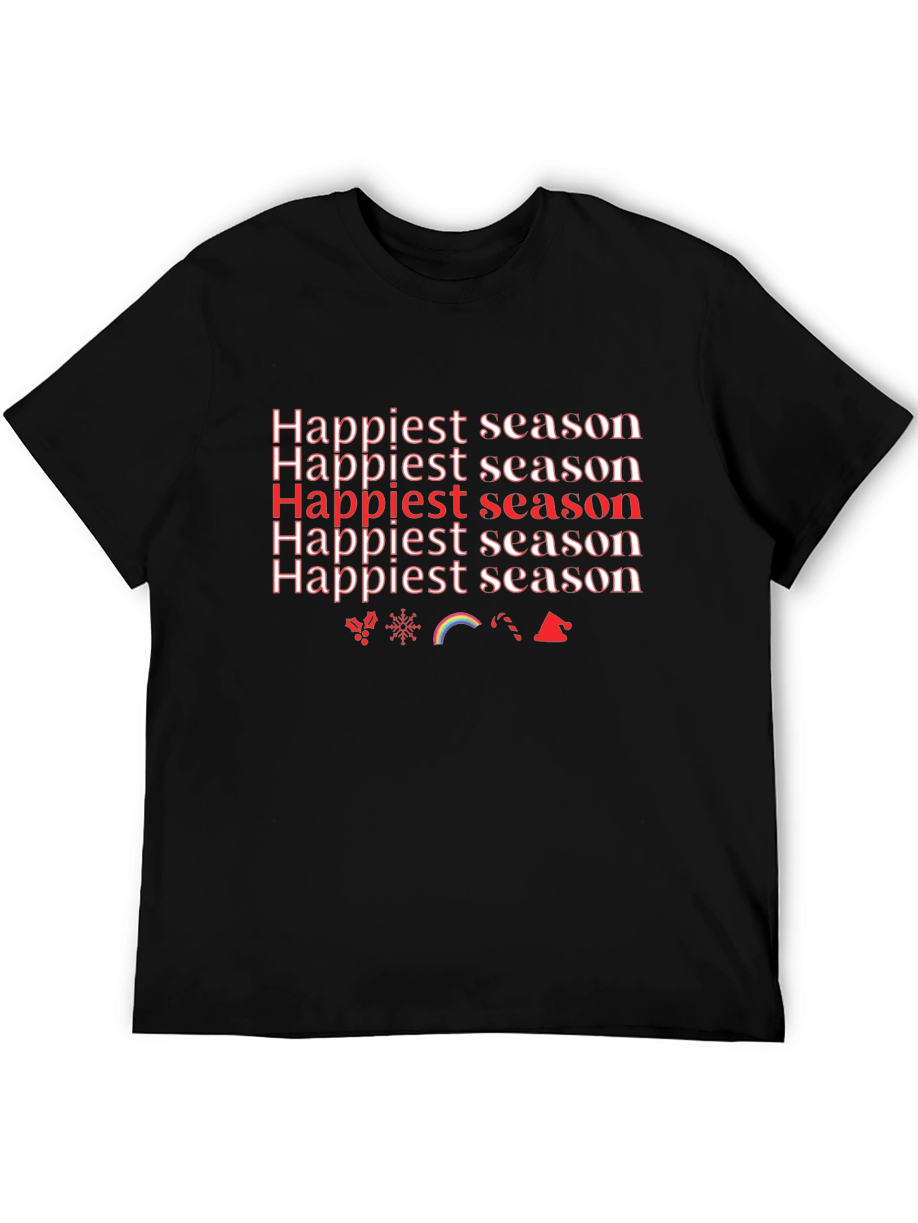 Happiest Season Graphic Tee - Holiday Cheer