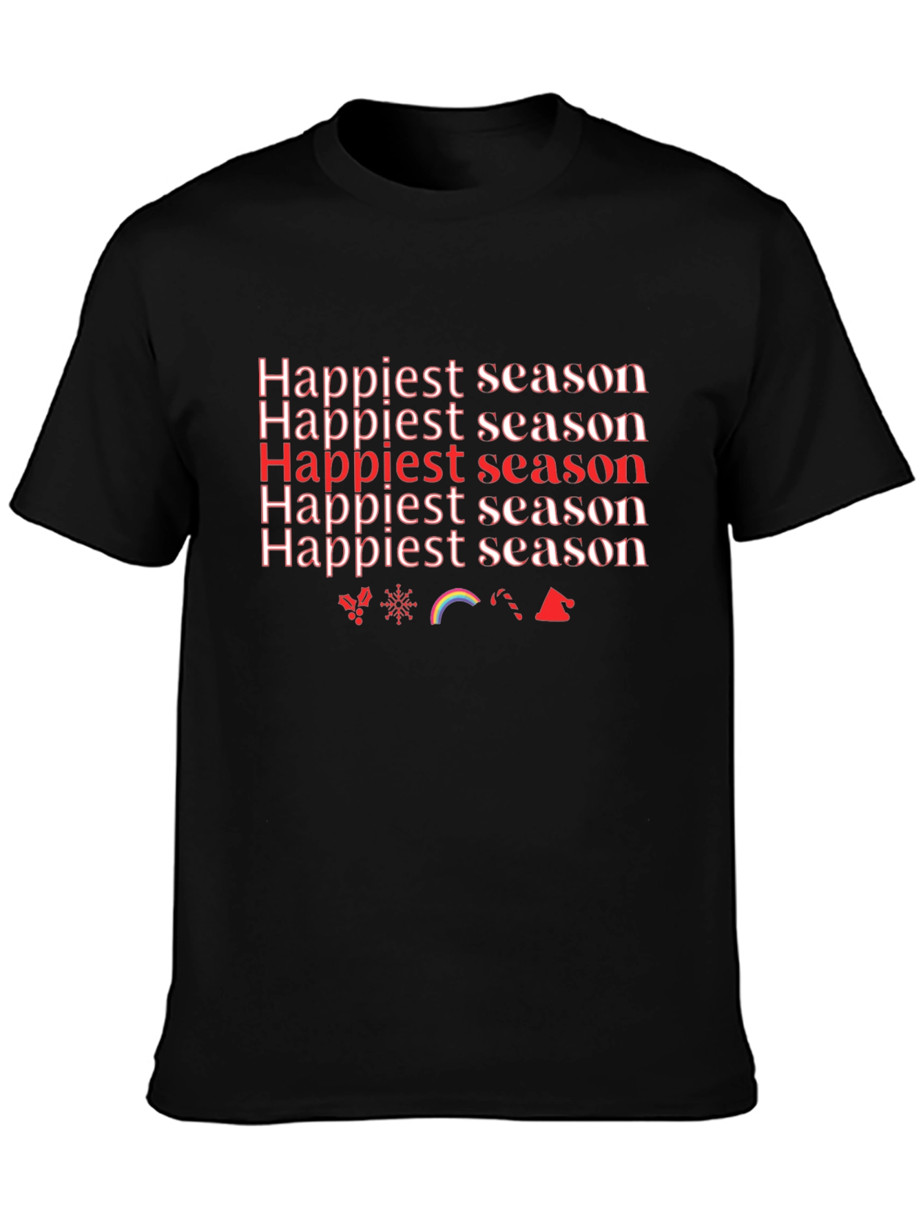 Happiest Season Graphic Tee - Holiday Cheer