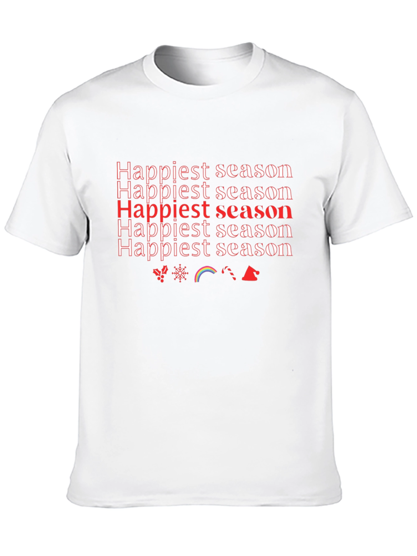 Happiest Season Graphic Tee - Holiday Cheer