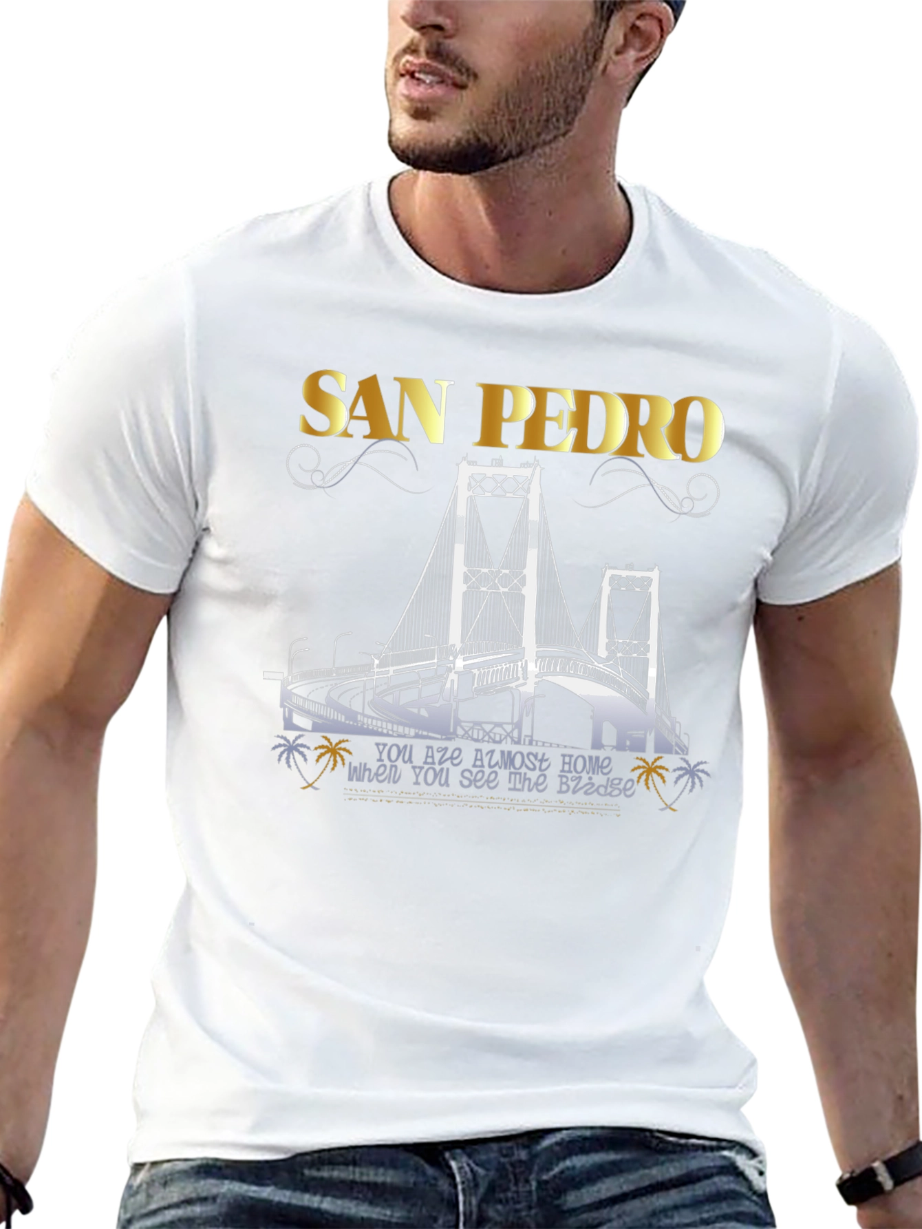San Pedro Bridge Graphic T-Shirt