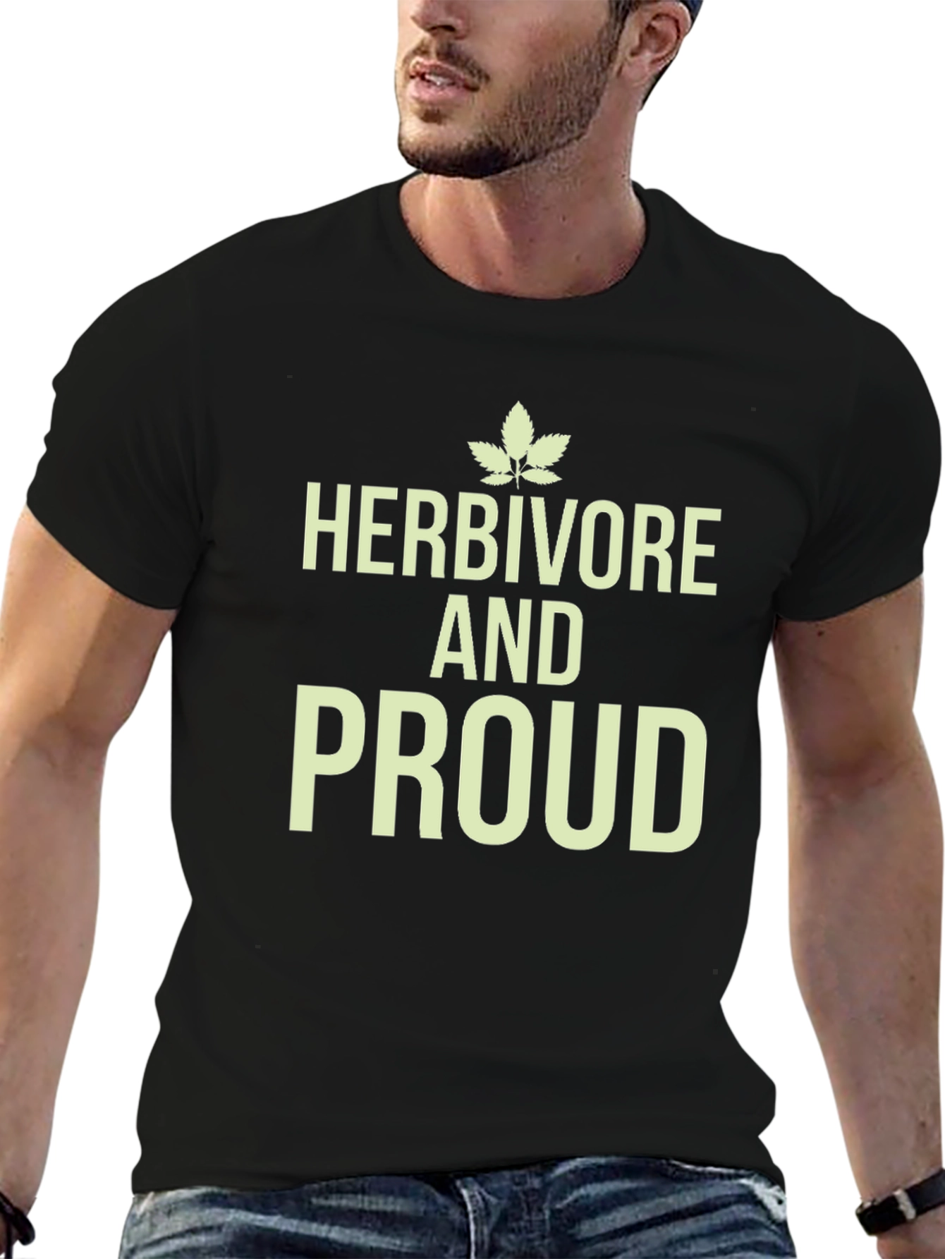 Herbivore and Proud Black T-Shirt