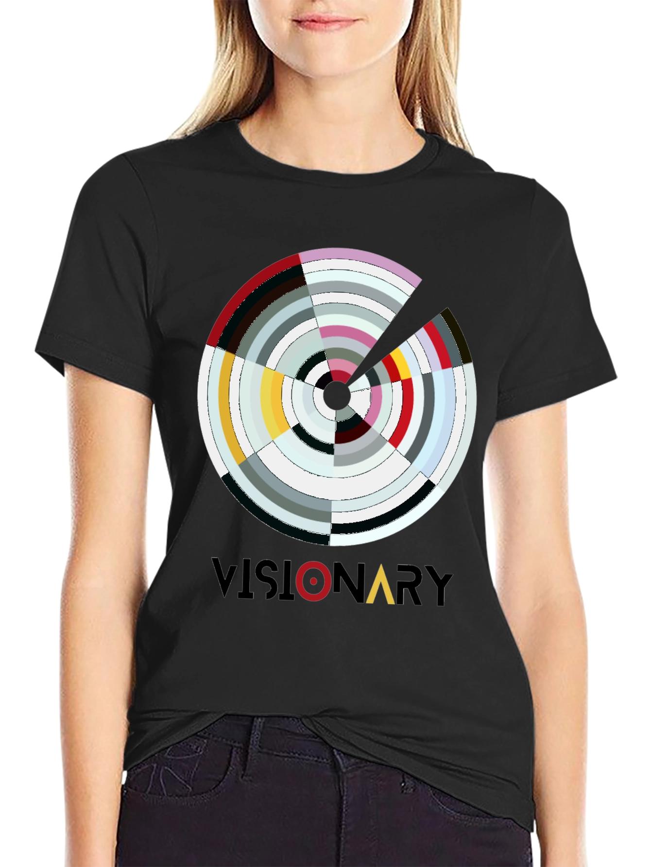 Visionary Graphic Print Mens T-Shirt