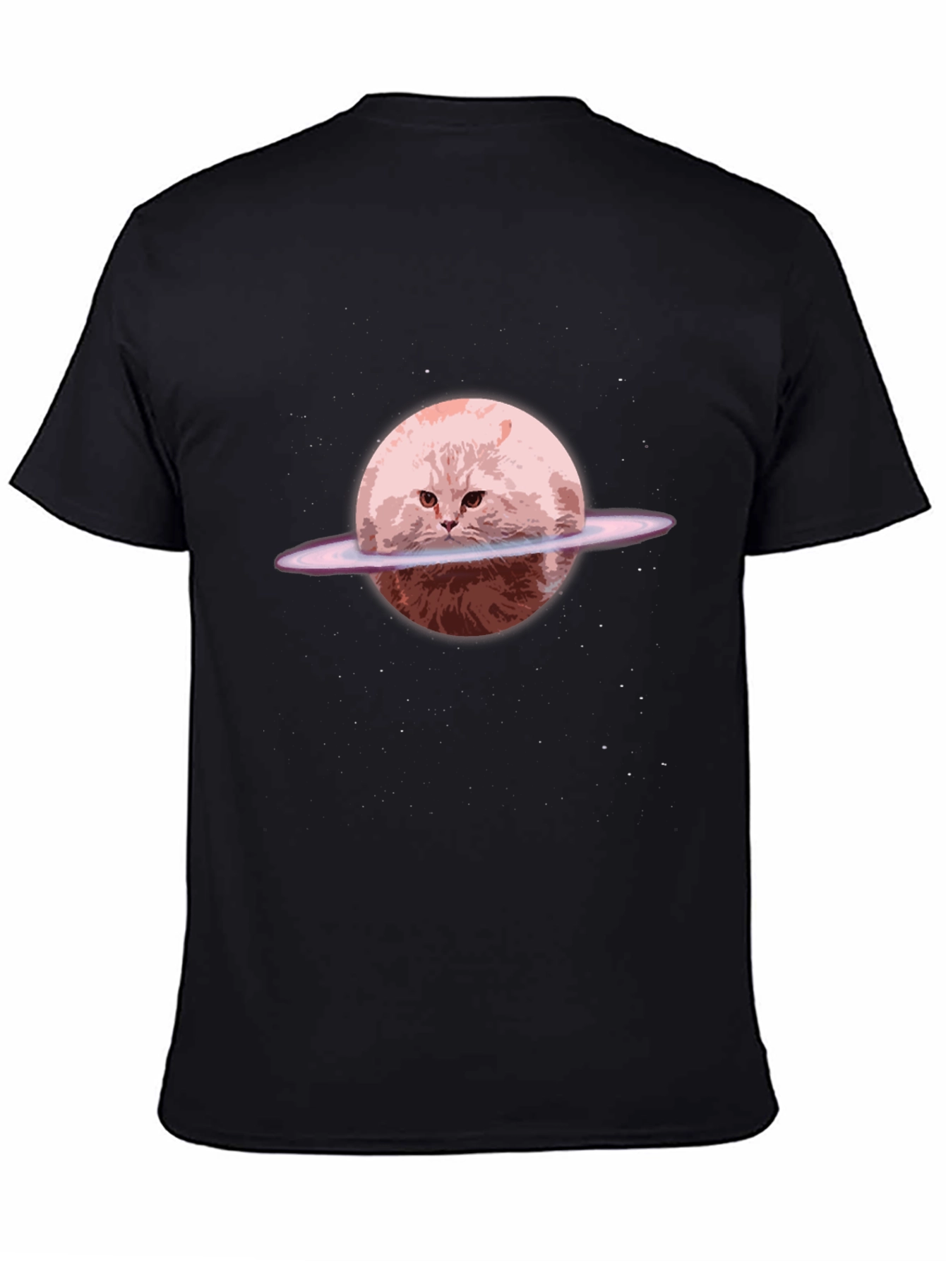 Cat Planet Graphic Tee - Unique Space Design