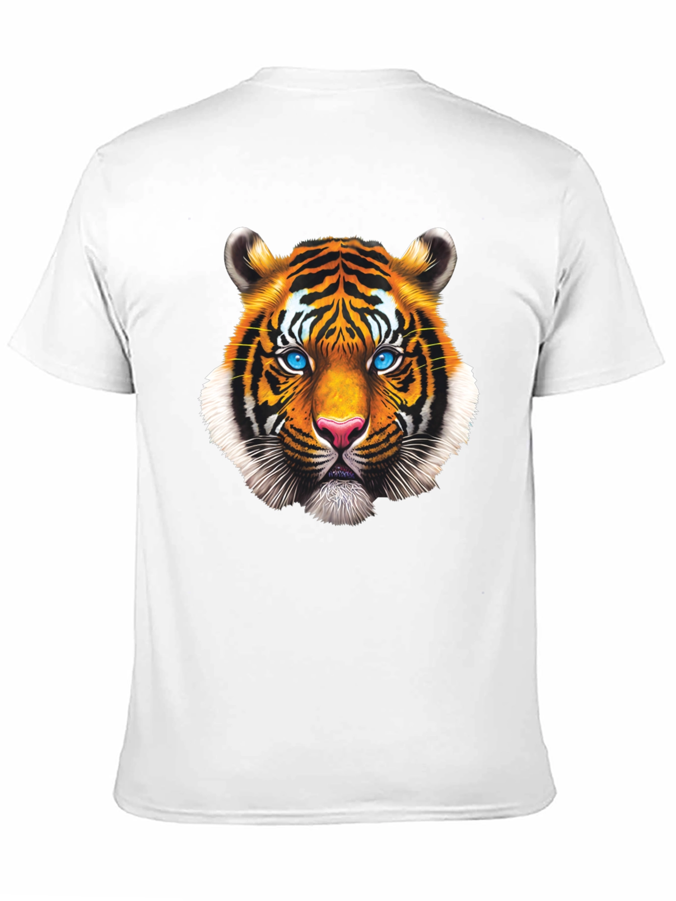 Tiger Face Graphic Tee - Bold Animal Print T-Shirt