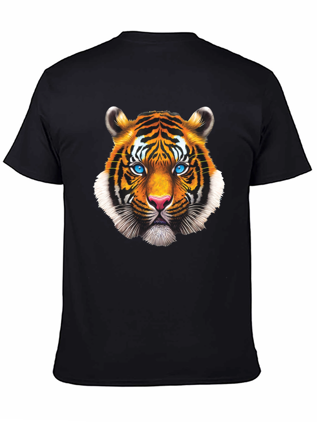 Tiger Face Graphic Tee - Bold Animal Print T-Shirt