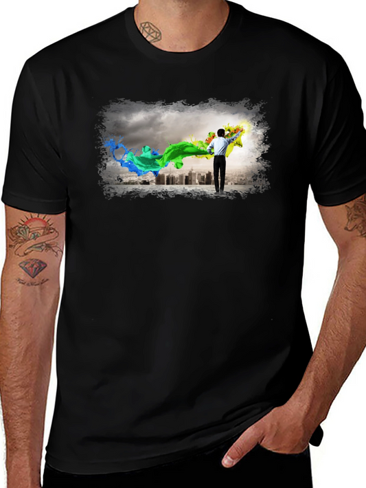 Artistic Cityscape T-Shirt