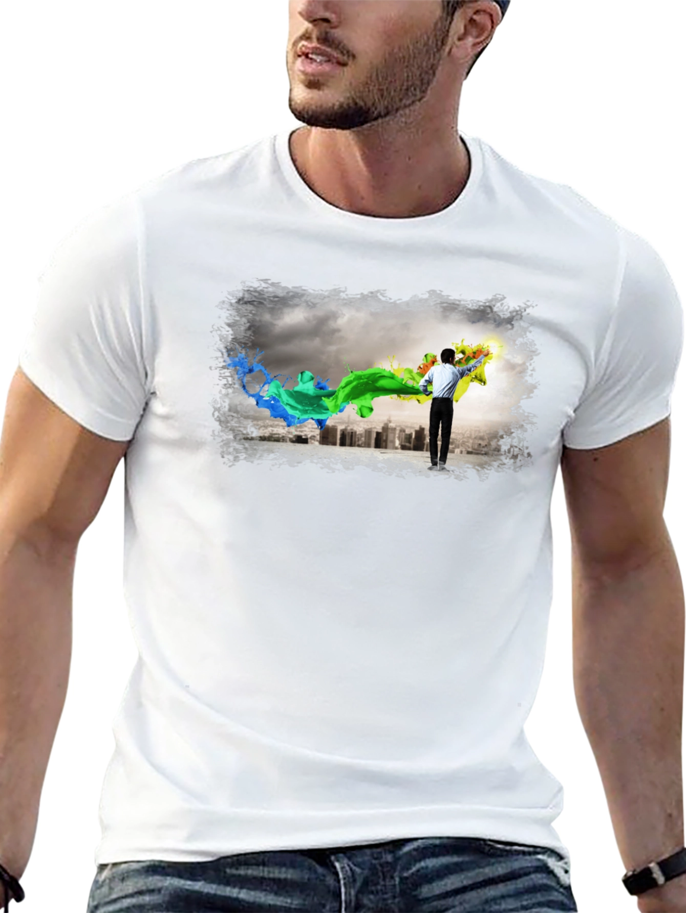Artistic Cityscape T-Shirt