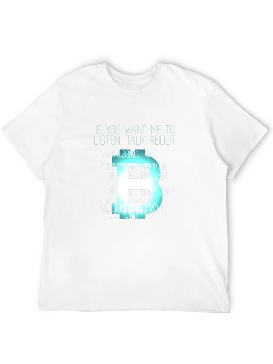 Bitcoin Fan T-Shirt - Talk About Bitcoin!
